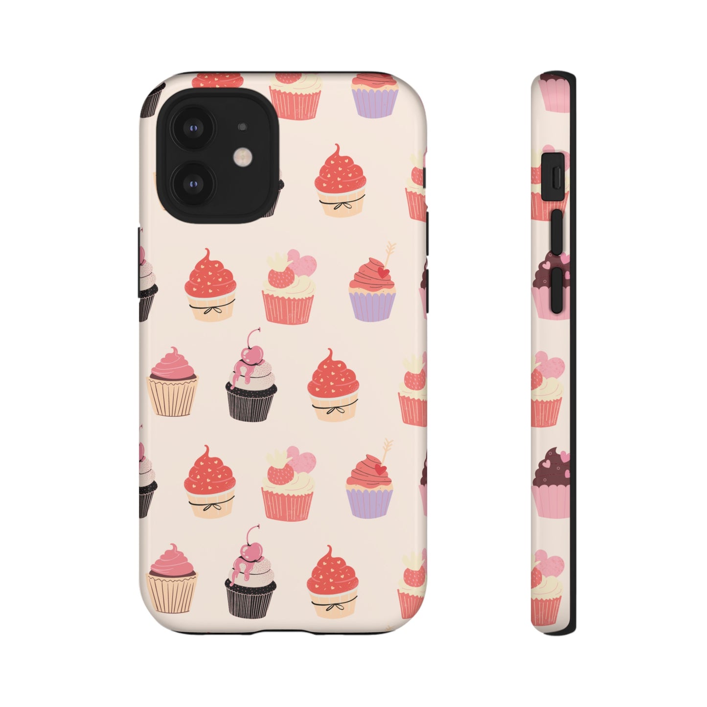 Cupcake Collage Wallpaper Phone Case | iPhone 15 Plus/ Pro, 14, 13, 12| Google Pixel 7, Pro, 5| Samsung Galaxy S23 All Major Phone Models