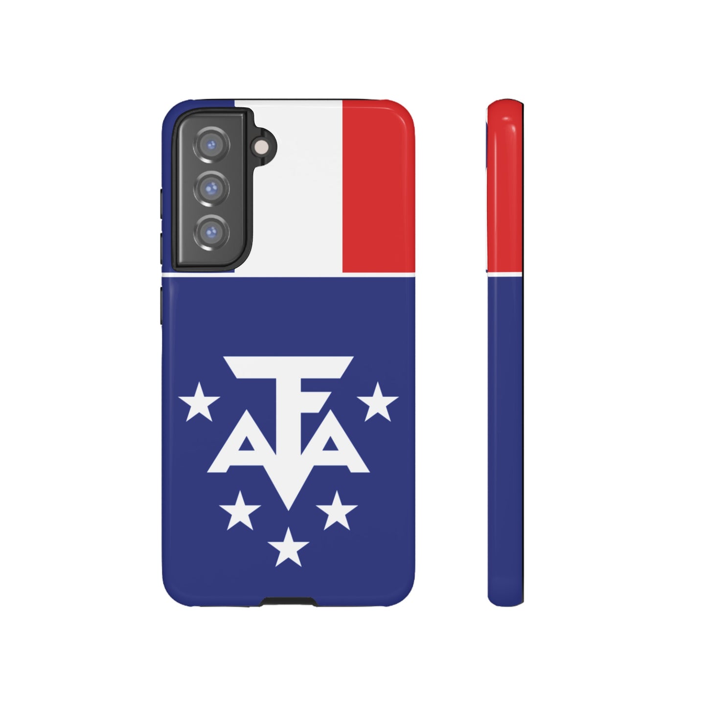 French Southern And Antarctic Lands Flag Phone Case | iPhone 15 Plus/ Pro, 14, 13, 12| Google Pixel 7, Pro, 5| Samsung Galaxy S23 All Major Phone Models