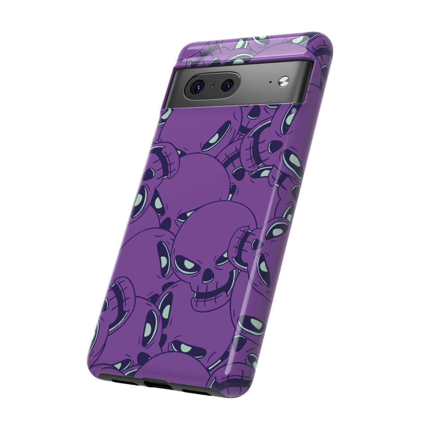 Glowing Skulls Wallpaper Phone Case | iPhone 15 Plus/ Pro, 14, 13, 12| Google Pixel 7, Pro, 5| Samsung Galaxy S23 All Major Phone Models