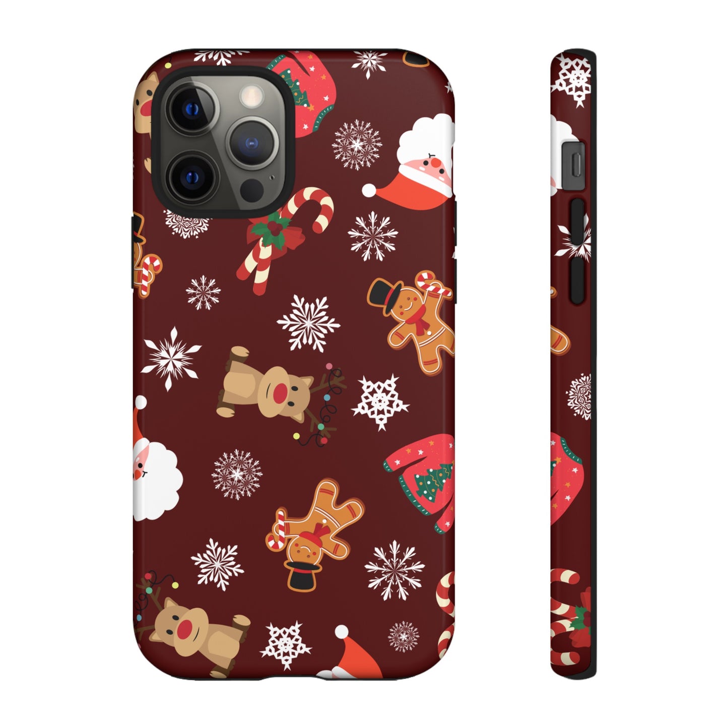 Festive Christmas Wallpaper Phone Case | iPhone 15 Plus/ Pro, 14, 13, 12| Google Pixel 7, Pro, 5| Samsung Galaxy S23 All Major Phone Models