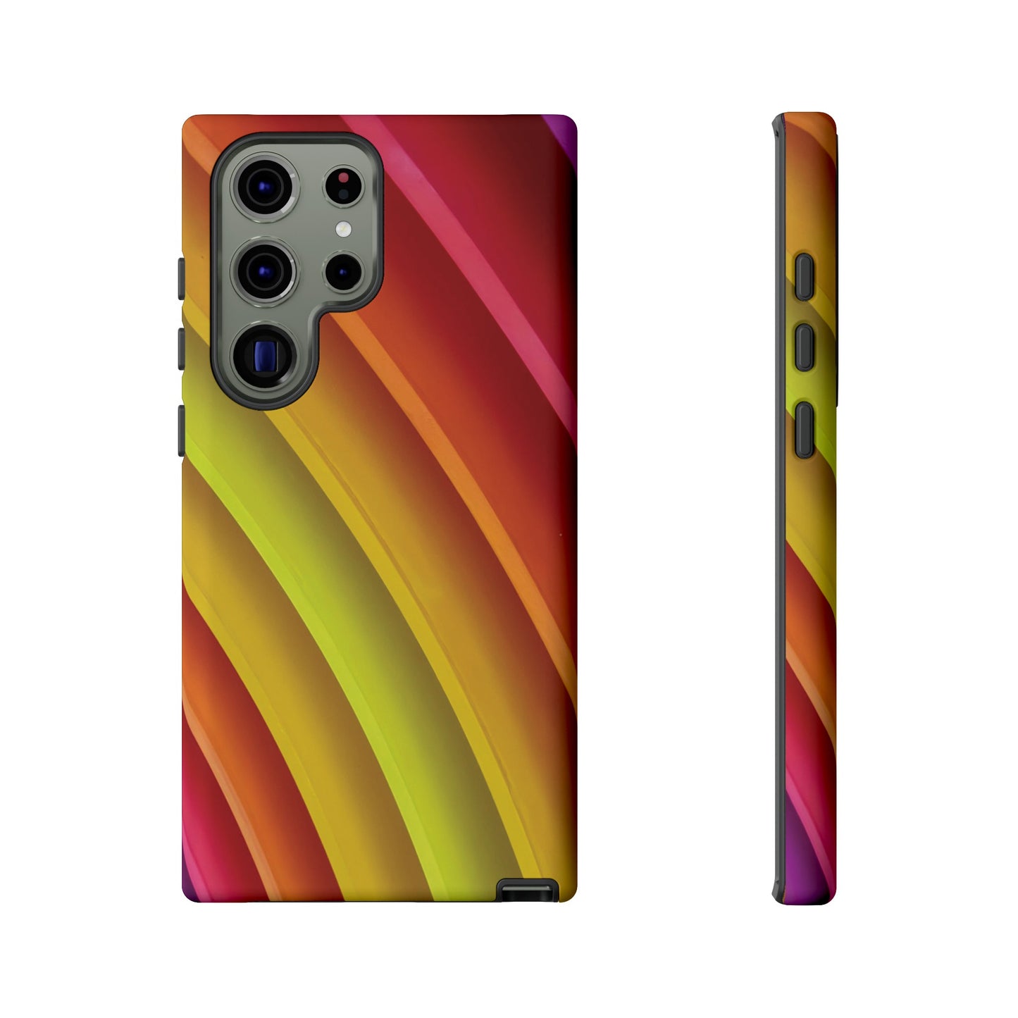 Curved Colourful Wallpaper Phone Case | iPhone 15 Plus/ Pro, 14, 13, 12| Google Pixel 7, Pro, 5| Samsung Galaxy S23 All Major Phone Models