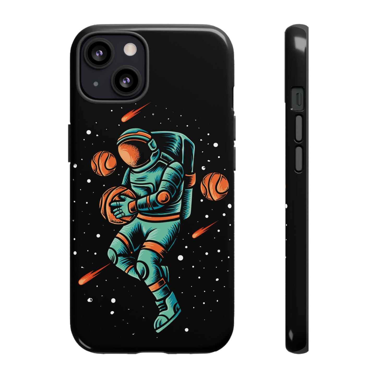 Space Basketball Phone Case | iPhone 15 Plus/ Pro, 14, 13, 12| Google Pixel 7, Pro, 5| Samsung Galaxy S23 All Major Phone Models