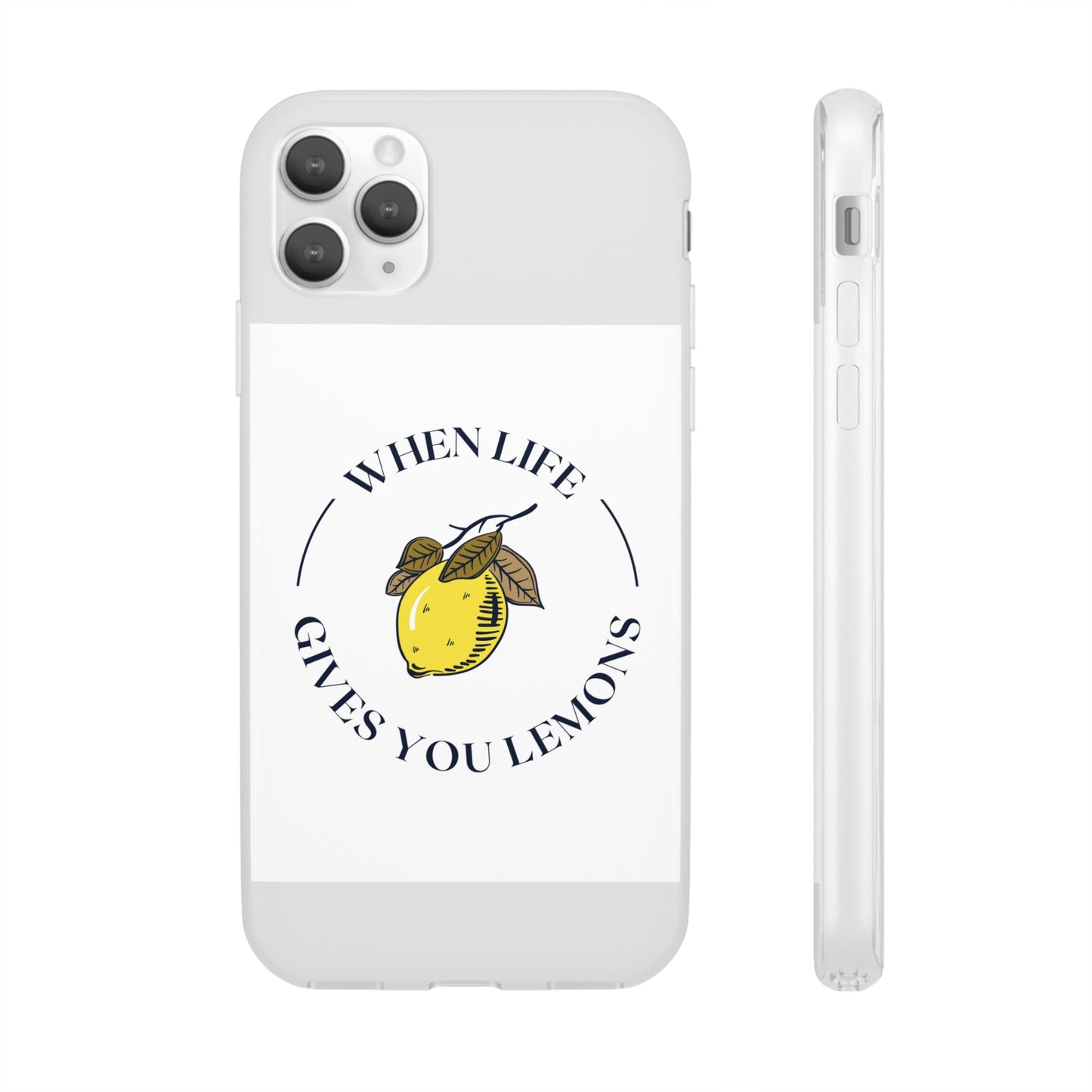 When Life Gives You Lemons Phone Case | iPhone 15 Plus/ Pro, 14, 13, 12| Samsung Galaxy S23 Models