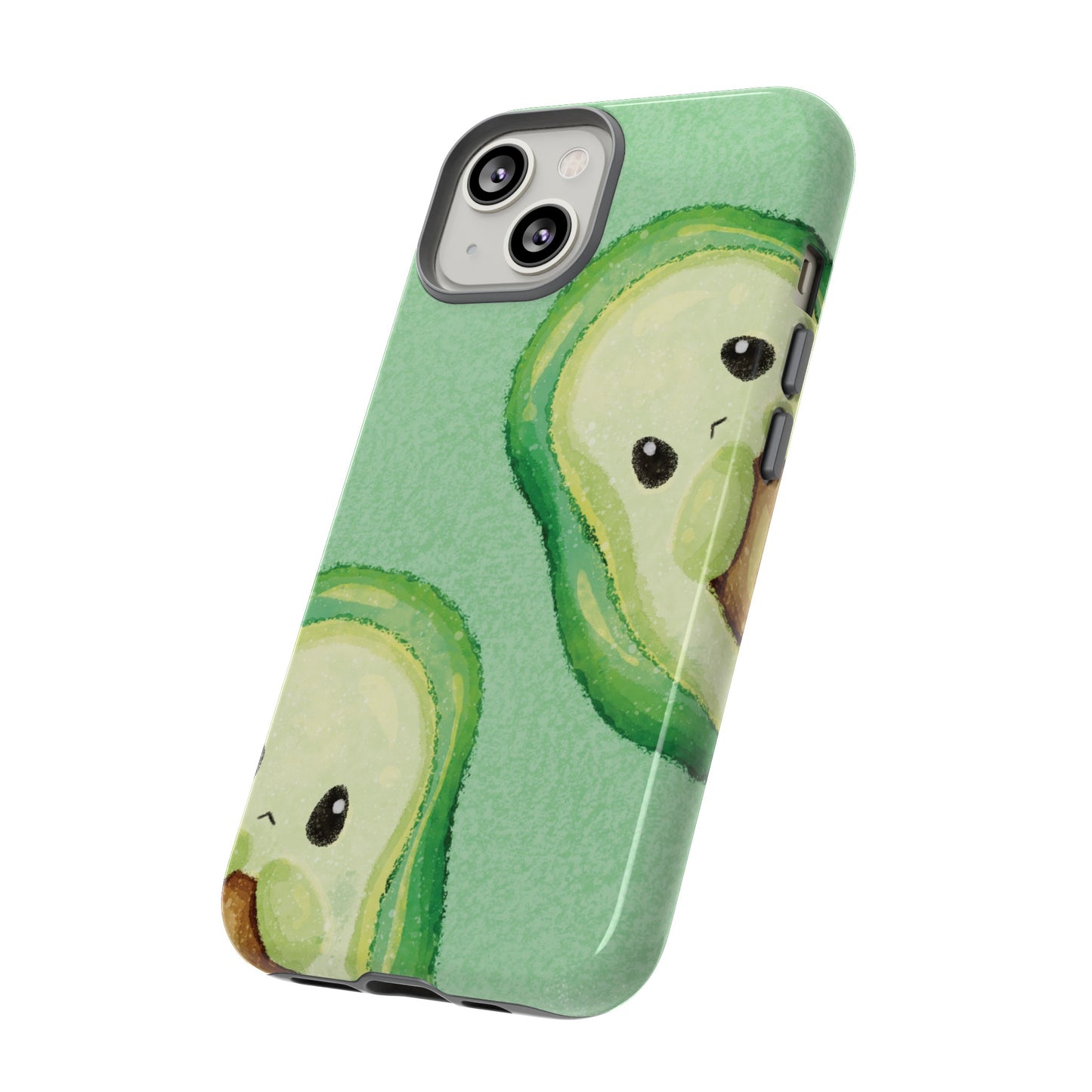 Avocado Friends Wallpaper Phone Case | iPhone 15 Plus/ Pro, 14, 13, 12| Google Pixel 7, Pro, 5| Samsung Galaxy S23 All Major Phone Models