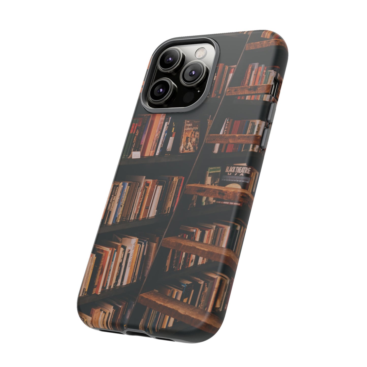 Bookcase Wallpaper Phone Case | iPhone 15 Plus/ Pro, 14, 13, 12| Google Pixel 7, Pro, 5| Samsung Galaxy S23 All Major Phone Models