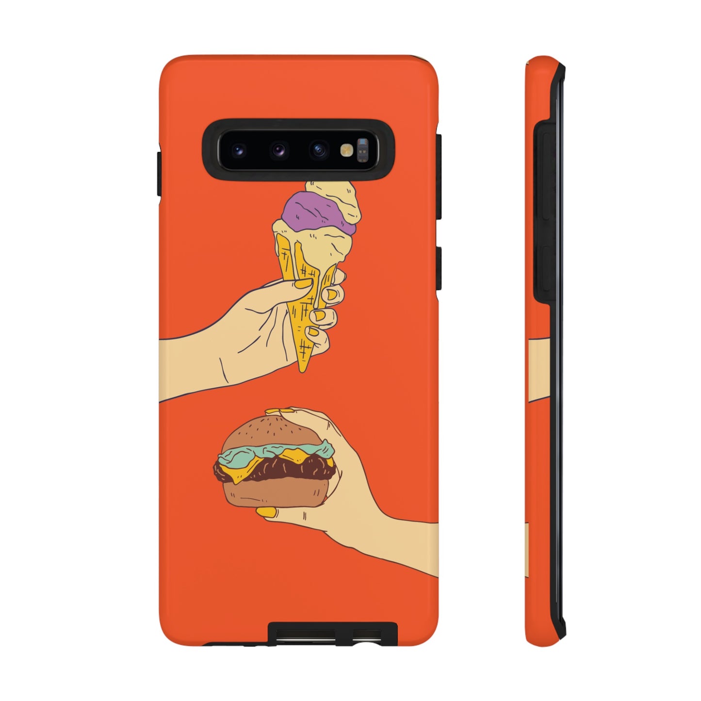 IceCream Or Hamburger? Phone Case | iPhone 15 Plus/ Pro, 14, 13, 12| Google Pixel 7, Pro, 5| Samsung Galaxy S23 All Major Phone Models