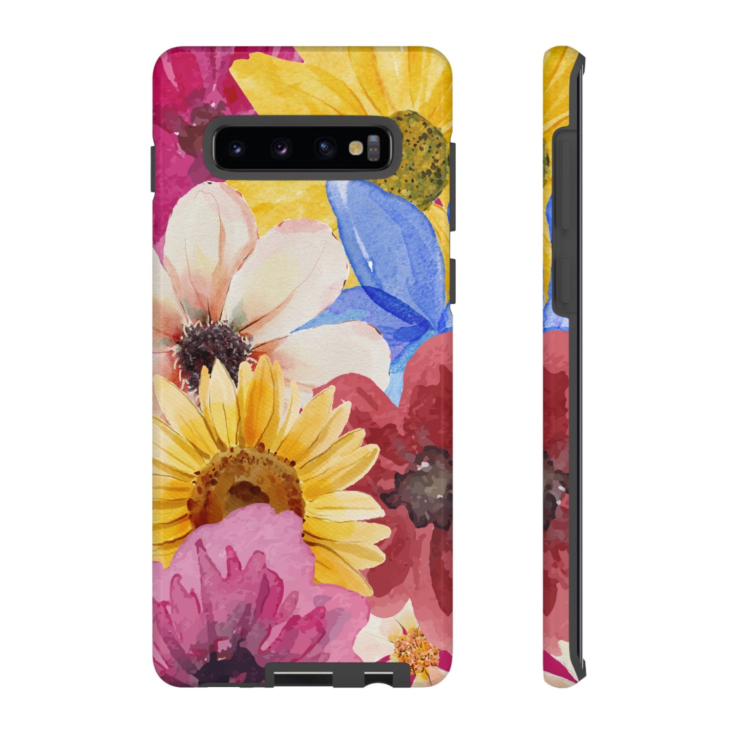 Overlapping Flowers Wallpaper Phone Case | iPhone 15 Plus/ Pro, 14, 13, 12| Google Pixel 7, Pro, 5| Samsung Galaxy S23 All Major Phone Models