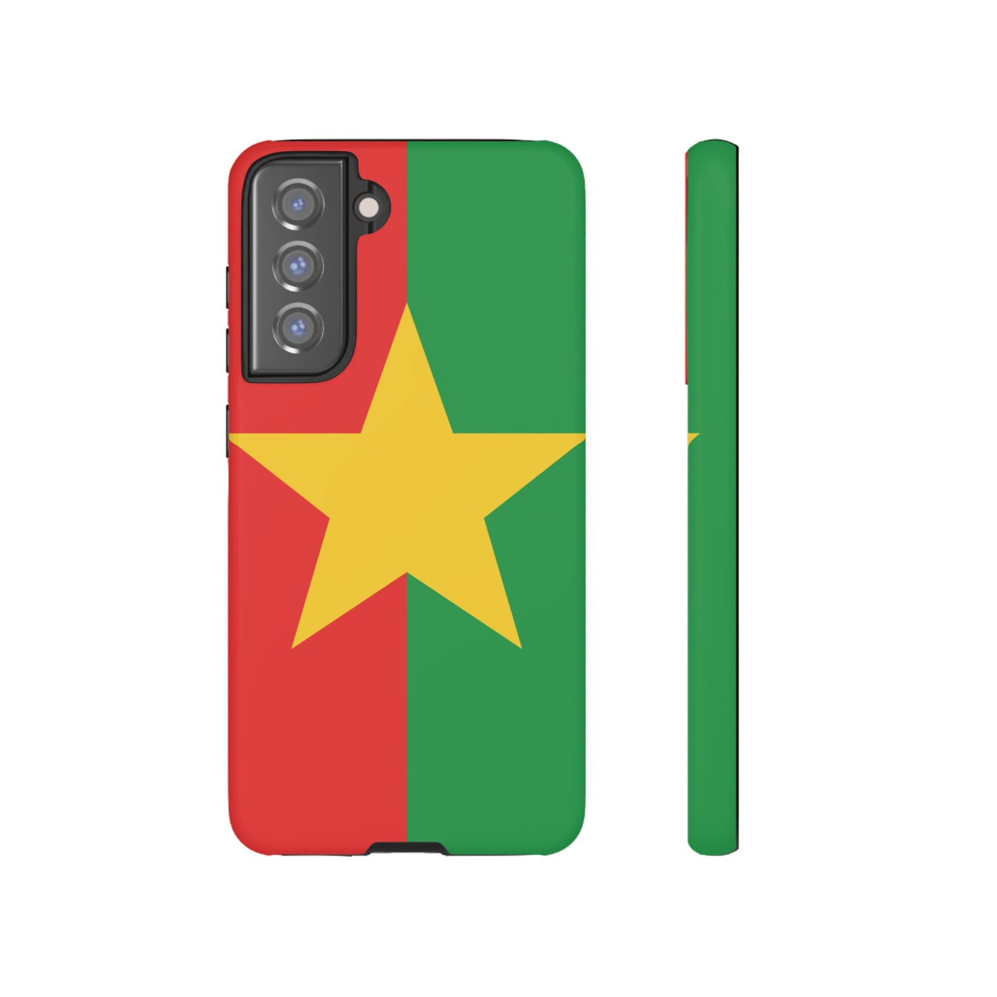 Burkina Faso Flag Phone Case | iPhone 15 Plus/ Pro, 14, 13, 12| Google Pixel 7, Pro, 5| Samsung Galaxy S23 All Major Phone Models