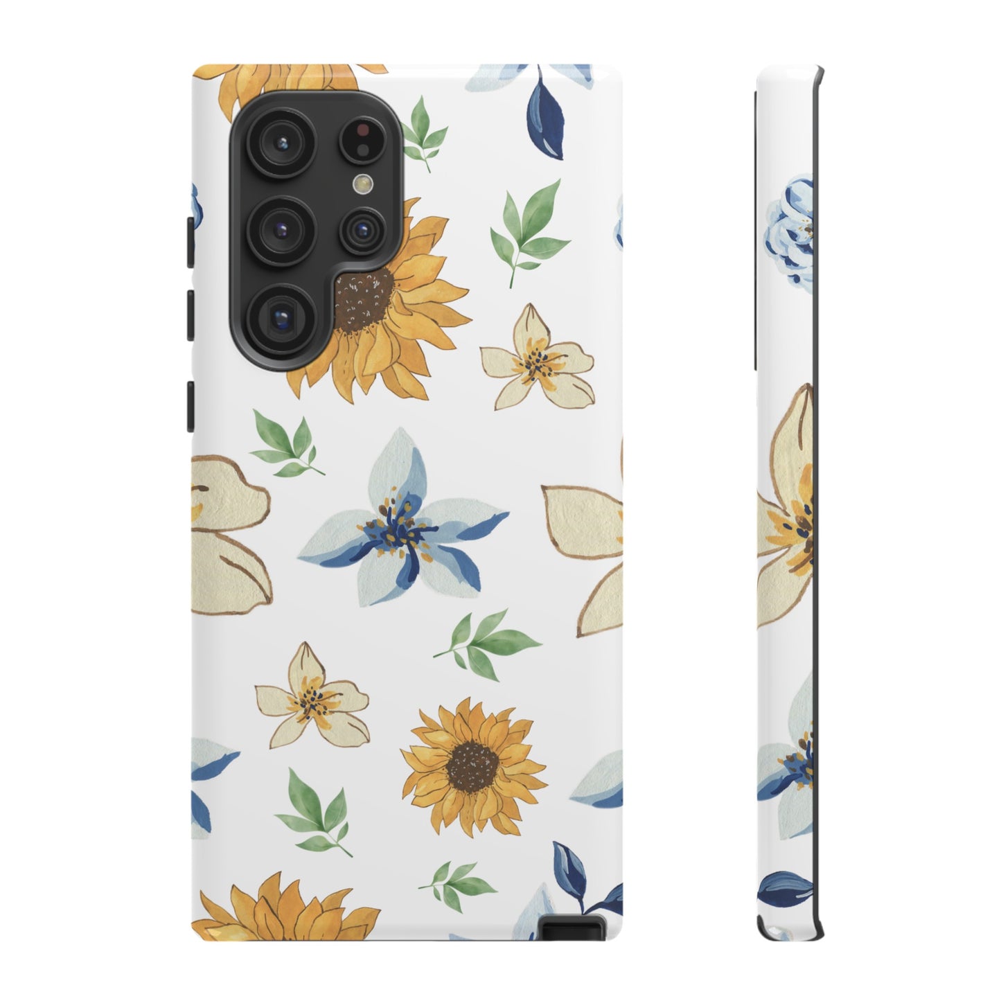 Beautiful Watercolour Flower Wallpaper Phone Case | iPhone 15 Plus/ Pro, 14, 13, 12| Google Pixel 7, Pro, 5| Samsung Galaxy S23 All Major Phone Models