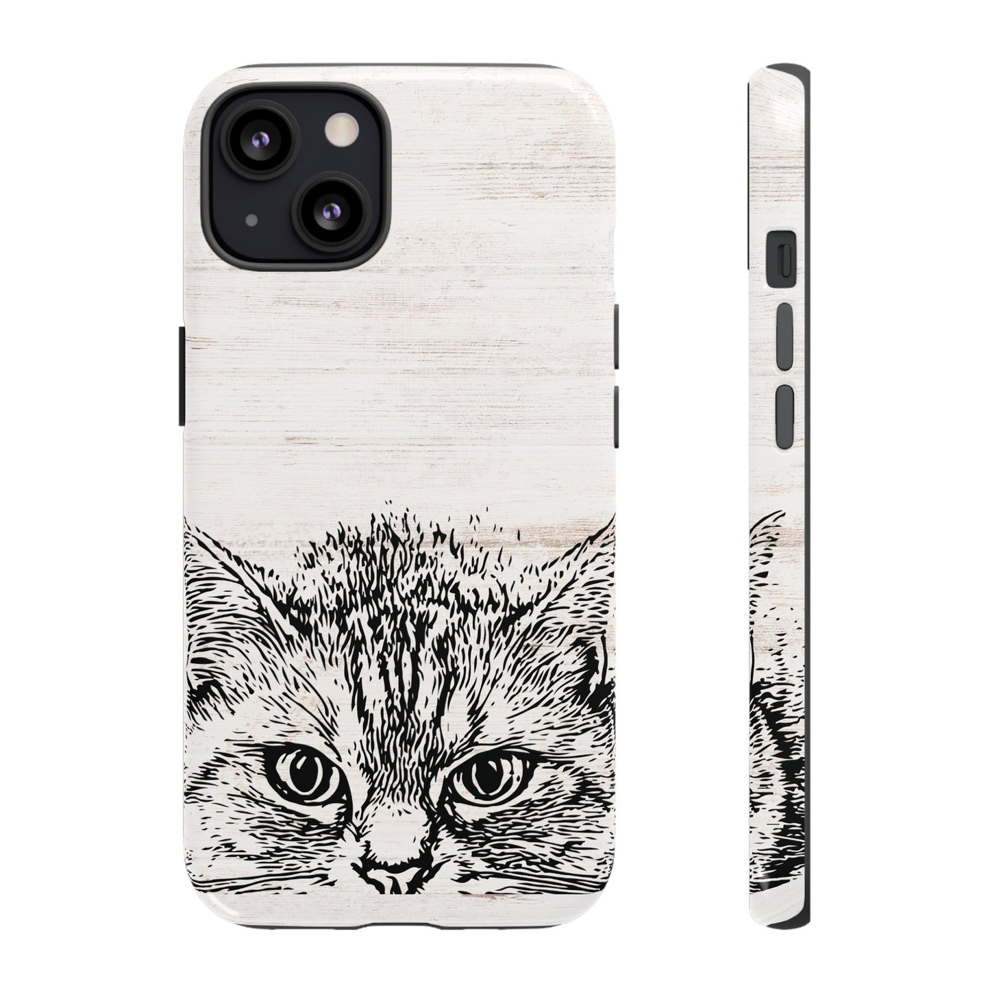 Close- Up Cat Wallpaper Phone Case | iPhone 15 Plus/ Pro, 14, 13, 12| Google Pixel 7, Pro, 5| Samsung Galaxy S23 All Major Phone Models