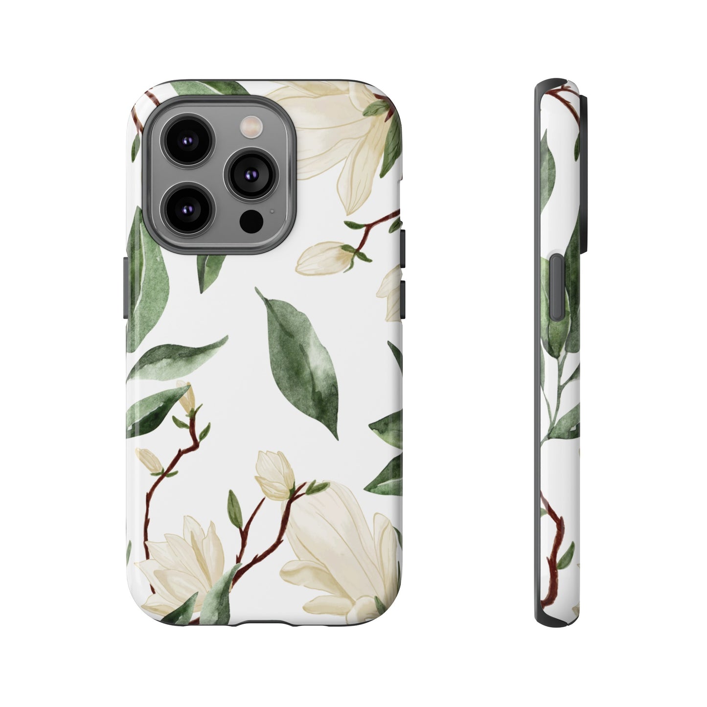 Light Floral Wallpaper Phone Case | iPhone 15 Plus/ Pro, 14, 13, 12| Google Pixel 7, Pro, 5| Samsung Galaxy S23 All Major Phone Models