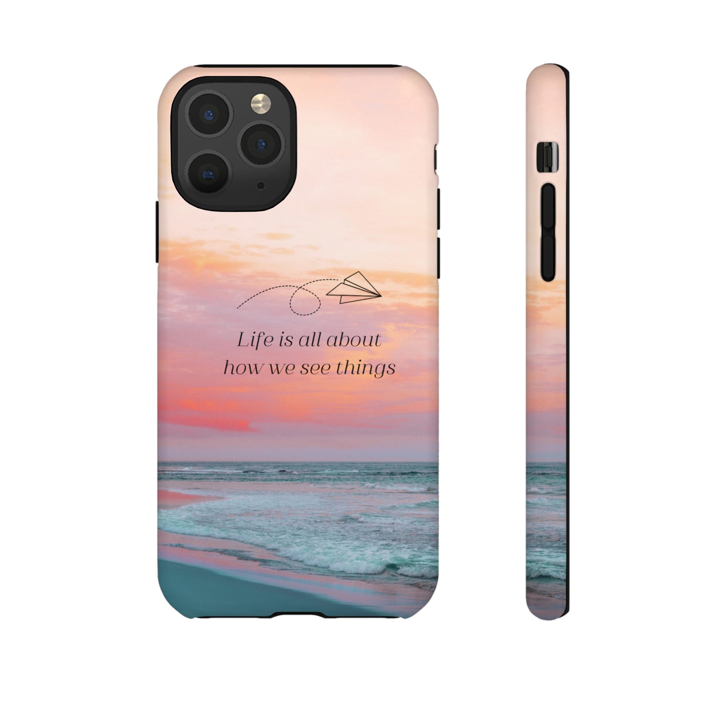 Thoughts at Sunset Phone Case | iPhone 15 Plus/ Pro, 14, 13, 12| Google Pixel 7, Pro, 5| Samsung Galaxy S23 All Major Phone Models