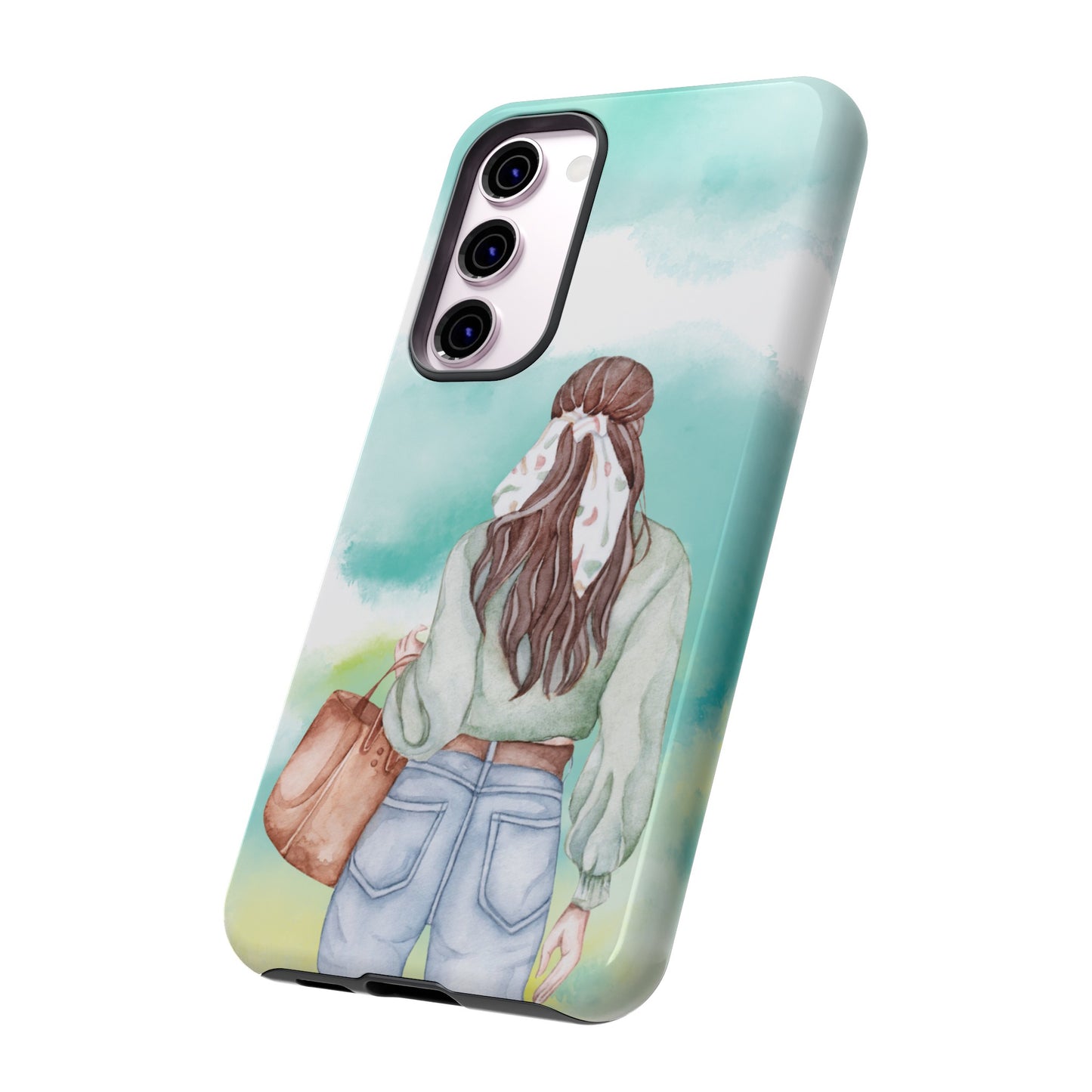 Girl Wallpaper Phone Case | iPhone 15 Plus/ Pro, 14, 13, 12| Google Pixel 7, Pro, 5| Samsung Galaxy S23 All Major Phone Models