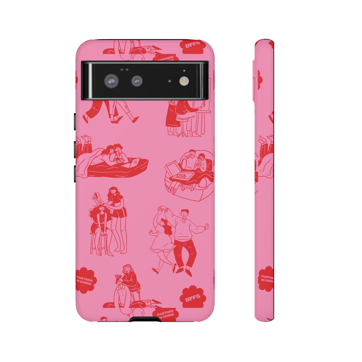 Pink Valentine's Day Wallpaper Phone Case | iPhone 15 Plus/ Pro, 14, 13, 12| Google Pixel 7, Pro, 5| Samsung Galaxy S23 All Major Phone Models