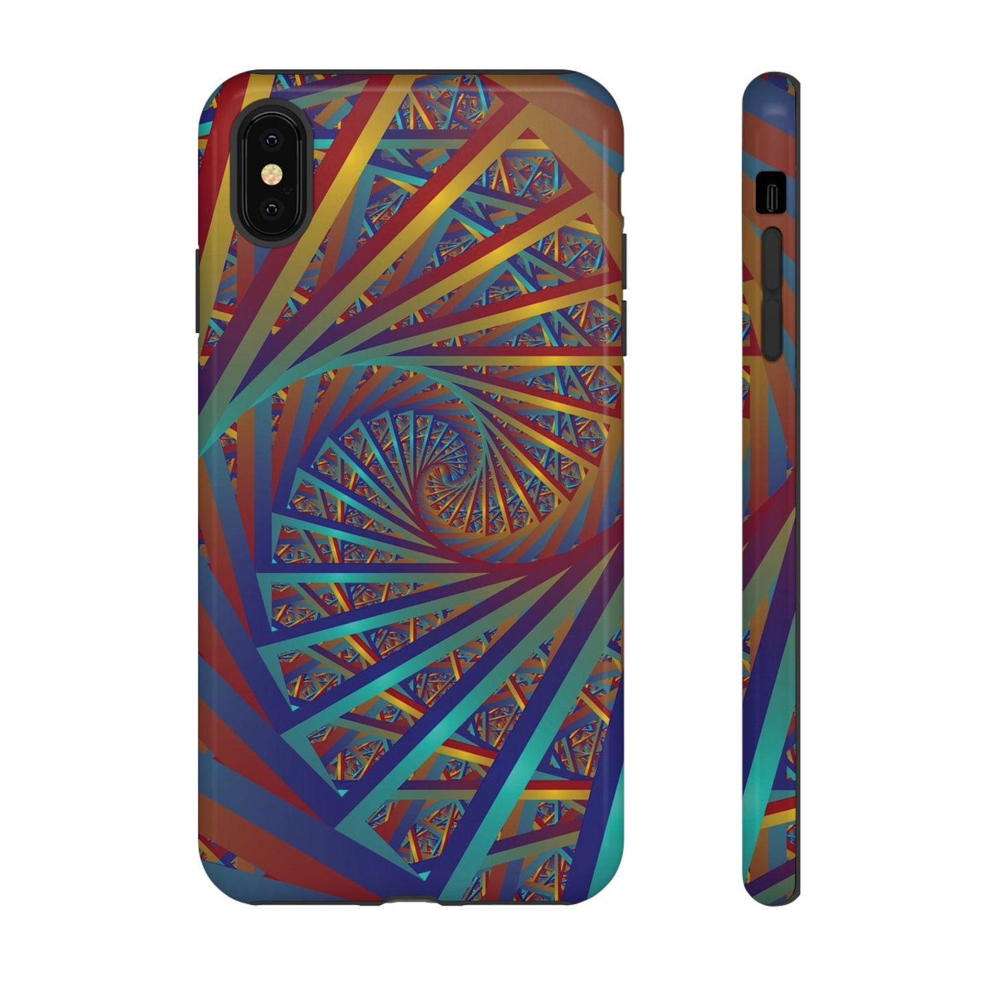 Colourful Spiral Wallpaper Phone Case | iPhone 15 Plus/ Pro, 14, 13, 12| Google Pixel 7, Pro, 5| Samsung Galaxy S23 All Major Phone Models