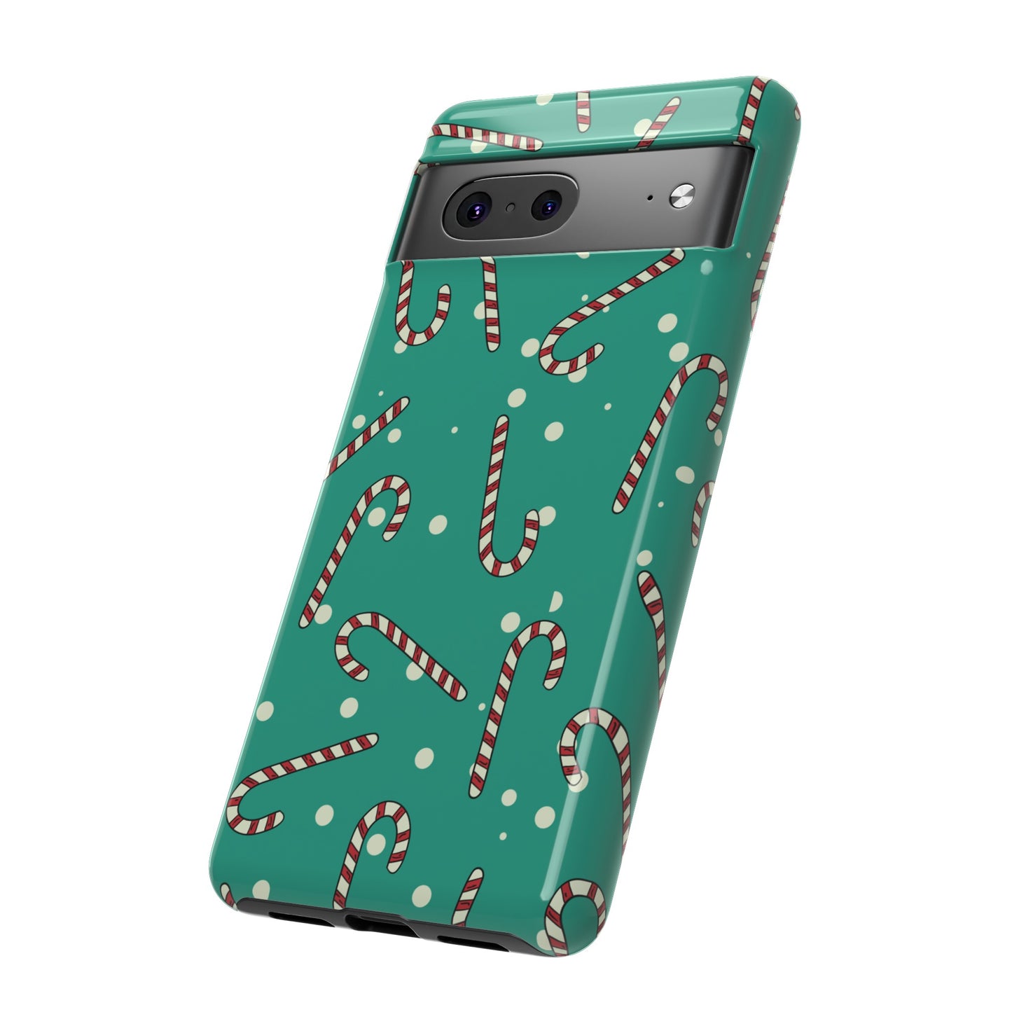 Candycane Wallpaper Phone Case | iPhone 15 Plus/ Pro, 14, 13, 12| Google Pixel 7, Pro, 5| Samsung Galaxy S23 All Major Phone Models