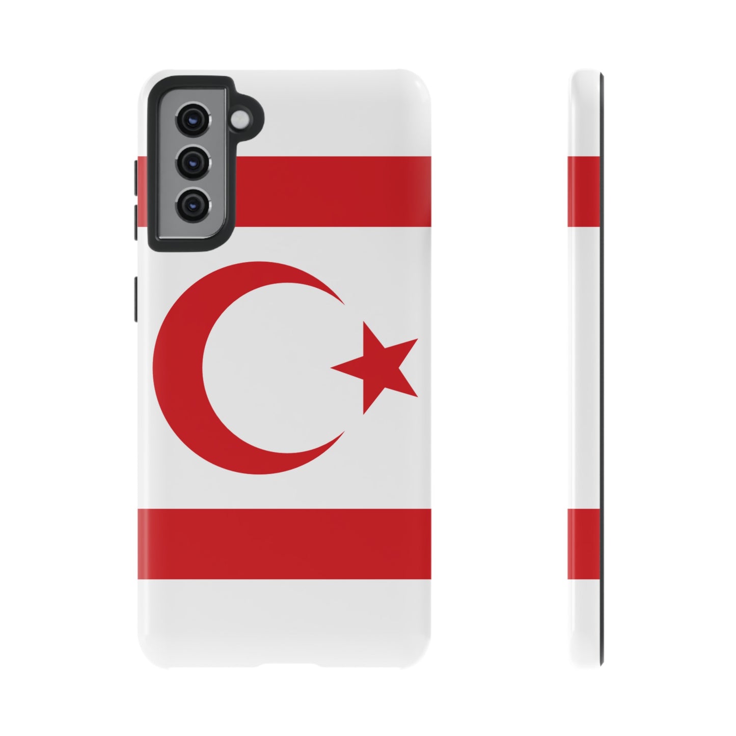 Northern Cyprus Flag Phone Case | iPhone 15 Plus/ Pro, 14, 13, 12| Google Pixel 7, Pro, 5| Samsung Galaxy S23 All Major Phone Models