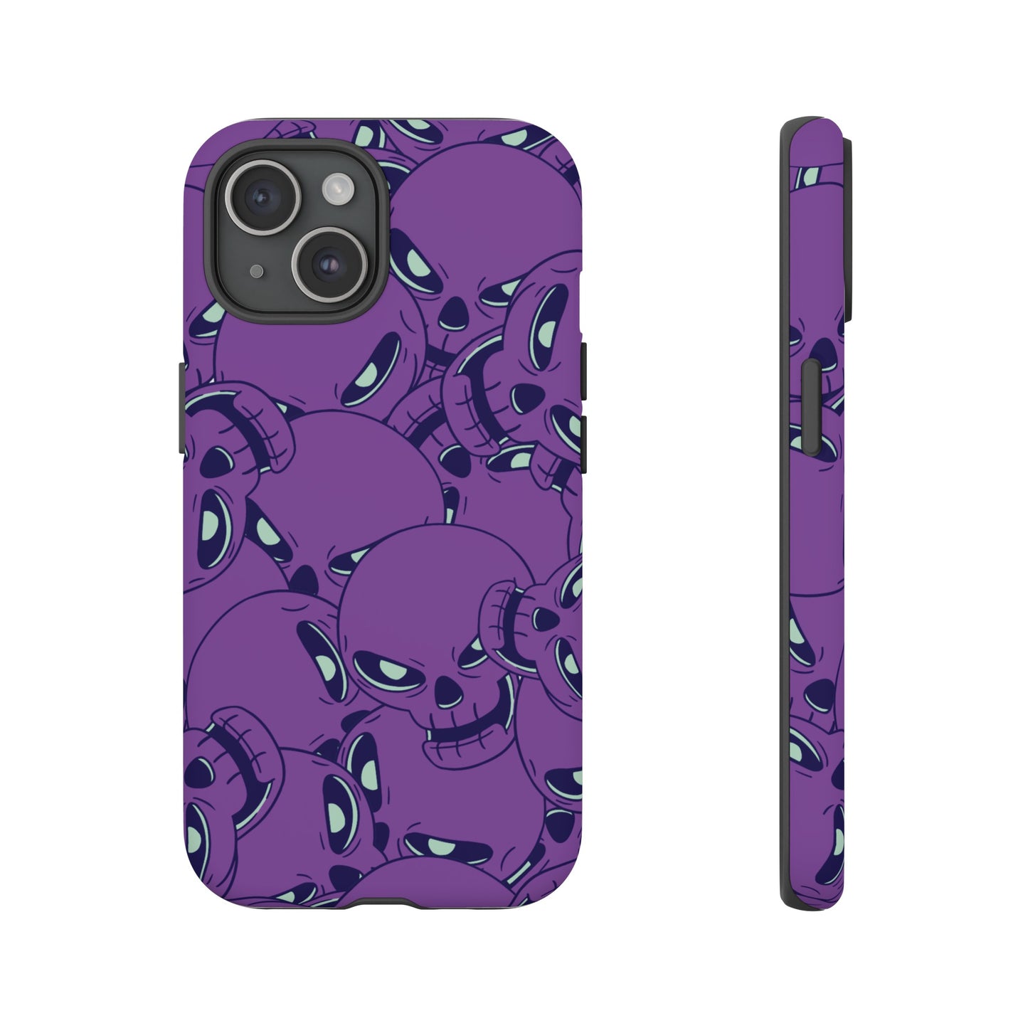 Glowing Skulls Wallpaper Phone Case | iPhone 15 Plus/ Pro, 14, 13, 12| Google Pixel 7, Pro, 5| Samsung Galaxy S23 All Major Phone Models