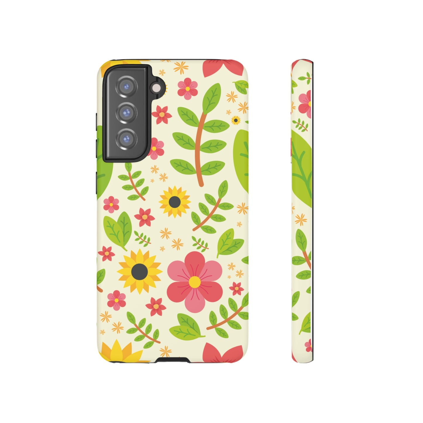 Botanical Flowers Phone Case | iPhone 15 Plus/ Pro, 14, 13, 12| Google Pixel 7, Pro, 5| Samsung Galaxy S23 All Major Phone Models