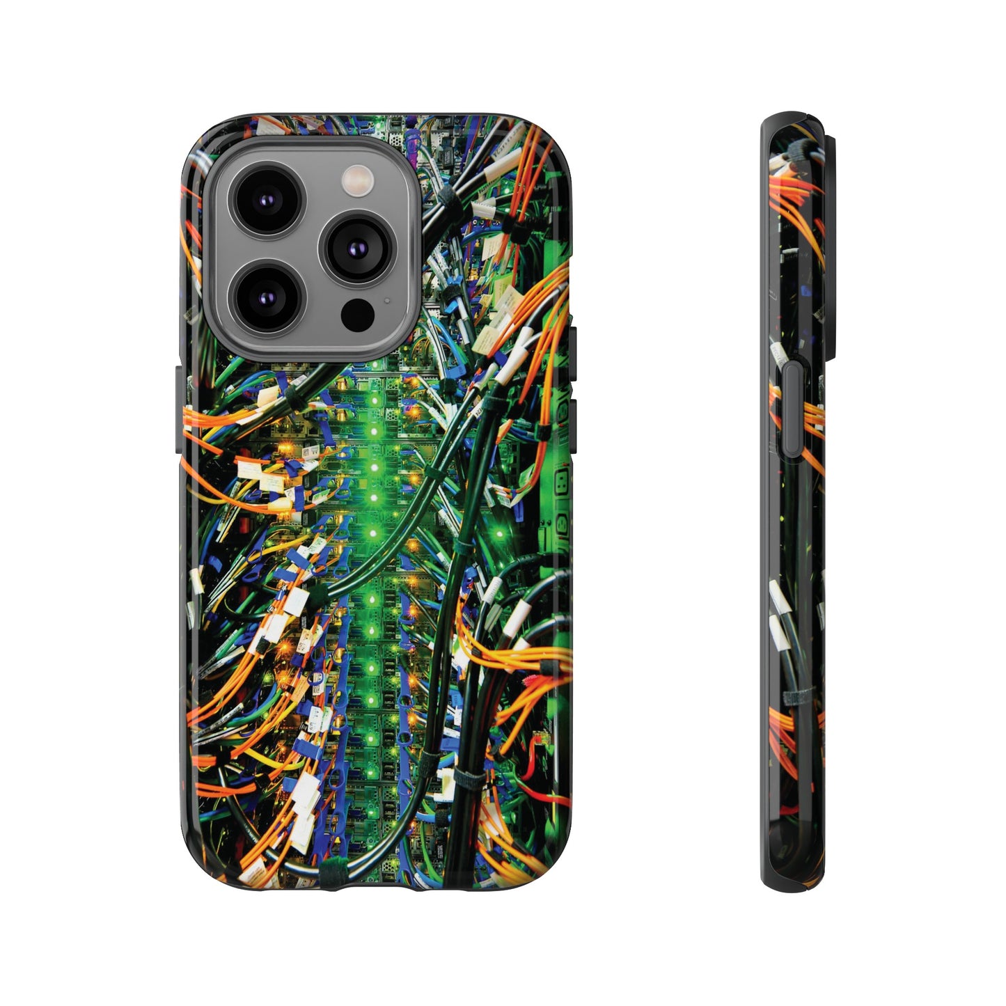 Green Computer Circuitboard Wallpaper Phone Case | iPhone 15 Plus/ Pro, 14, 13, 12| Google Pixel 7, Pro, 5| Samsung Galaxy S23 All Major Phone Models