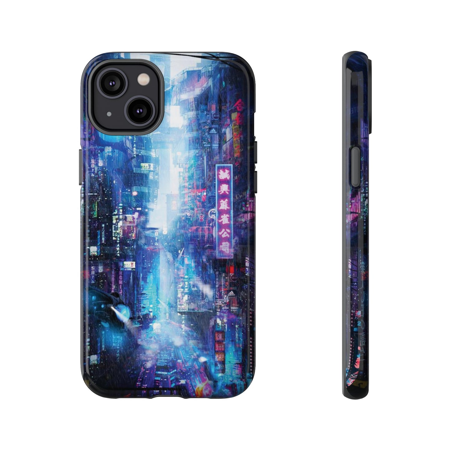 Night Life Futuristic City Wallpaper Phone Case | iPhone 15 Plus/ Pro, 14, 13, 12| Google Pixel 7, Pro, 5| Samsung Galaxy S23 All Major Phone Models