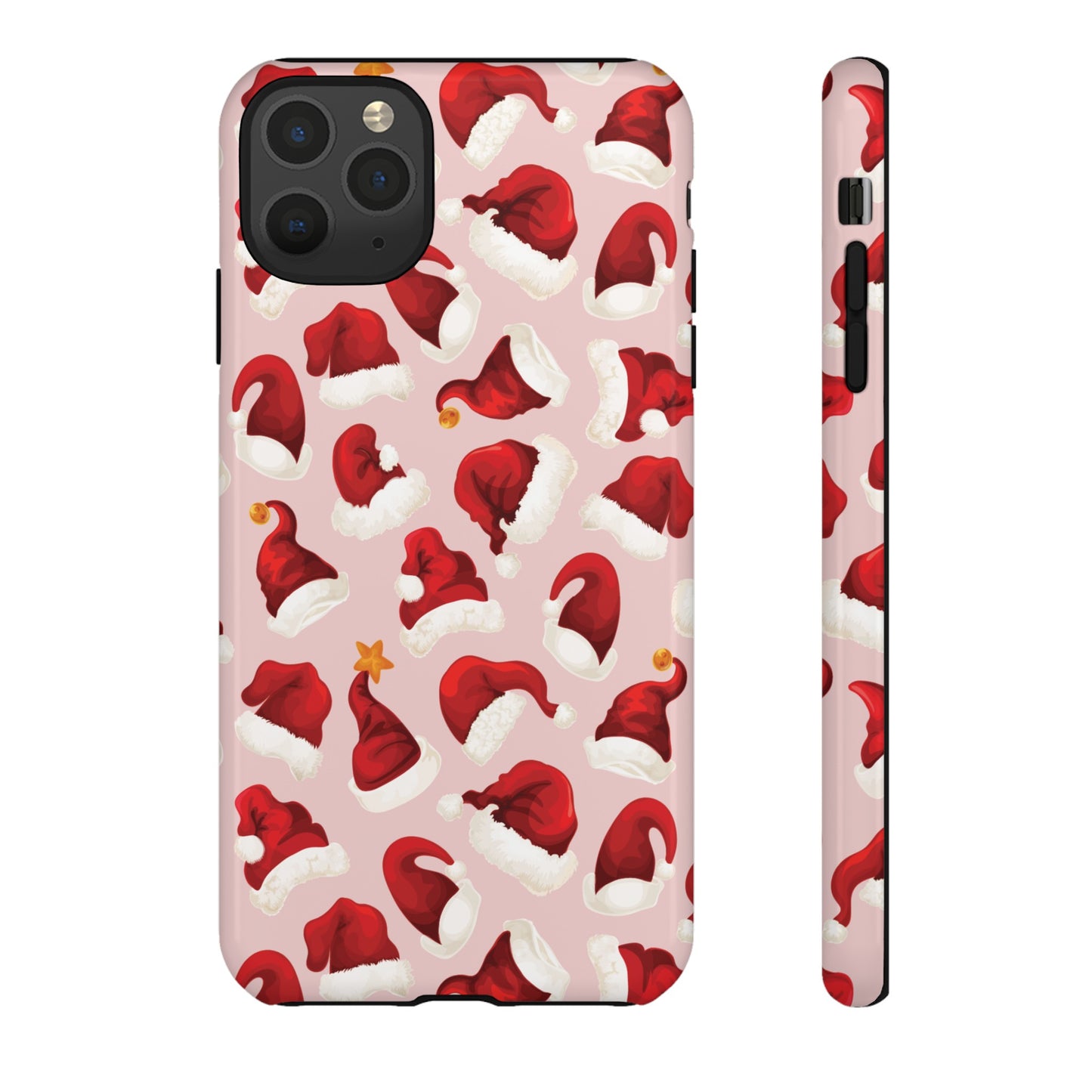 Christmas Hat Wallpaper Phone Case | iPhone 15 Plus/ Pro, 14, 13, 12| Google Pixel 7, Pro, 5| Samsung Galaxy S23 All Major Phone Models