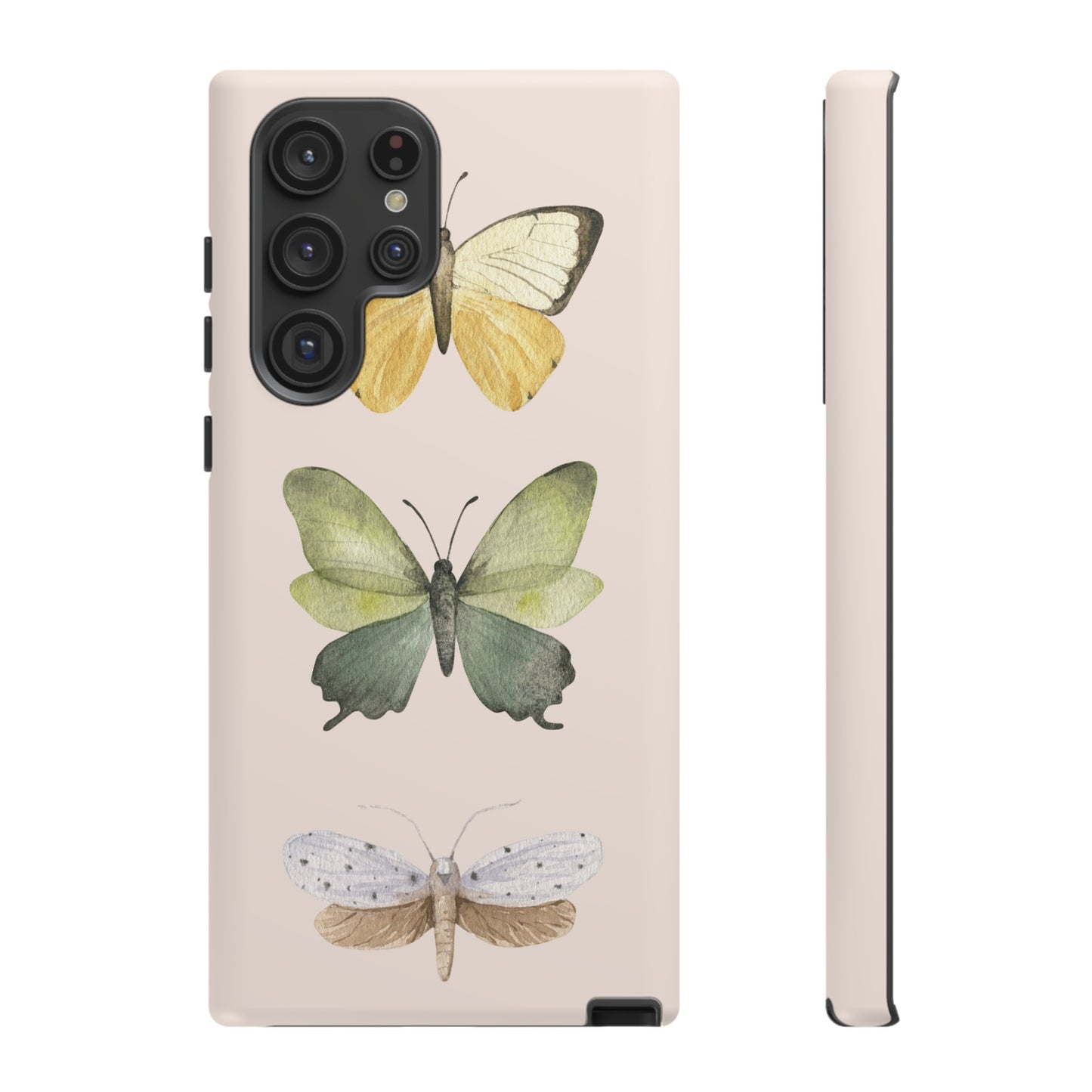 Three Butterflies Wallpaper Phone Case | iPhone 15 Plus/ Pro, 14, 13, 12| Google Pixel 7, Pro, 5| Samsung Galaxy S23 All Major Phone Models