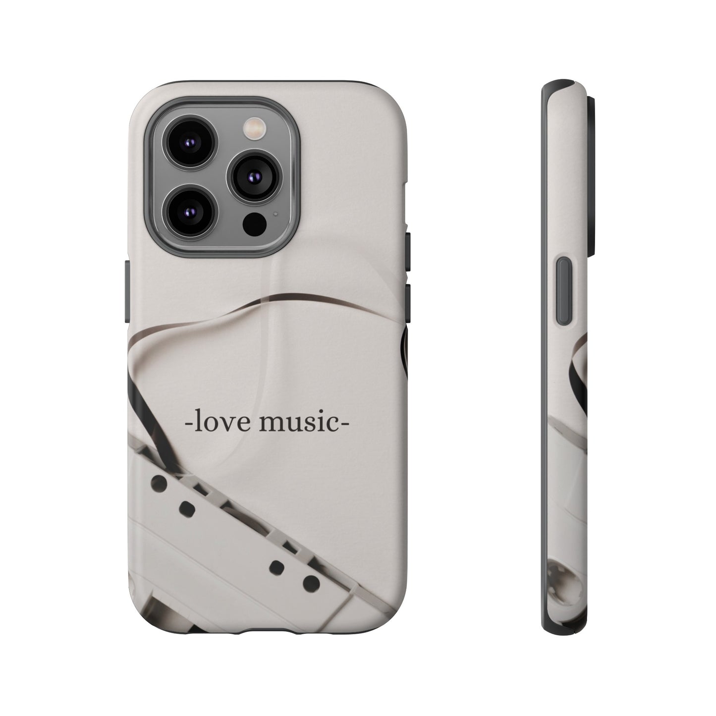 Love Music Wallpaper Phone Case | iPhone 15 Plus/ Pro, 14, 13, 12| Google Pixel 7, Pro, 5| Samsung Galaxy S23 All Major Phone Models