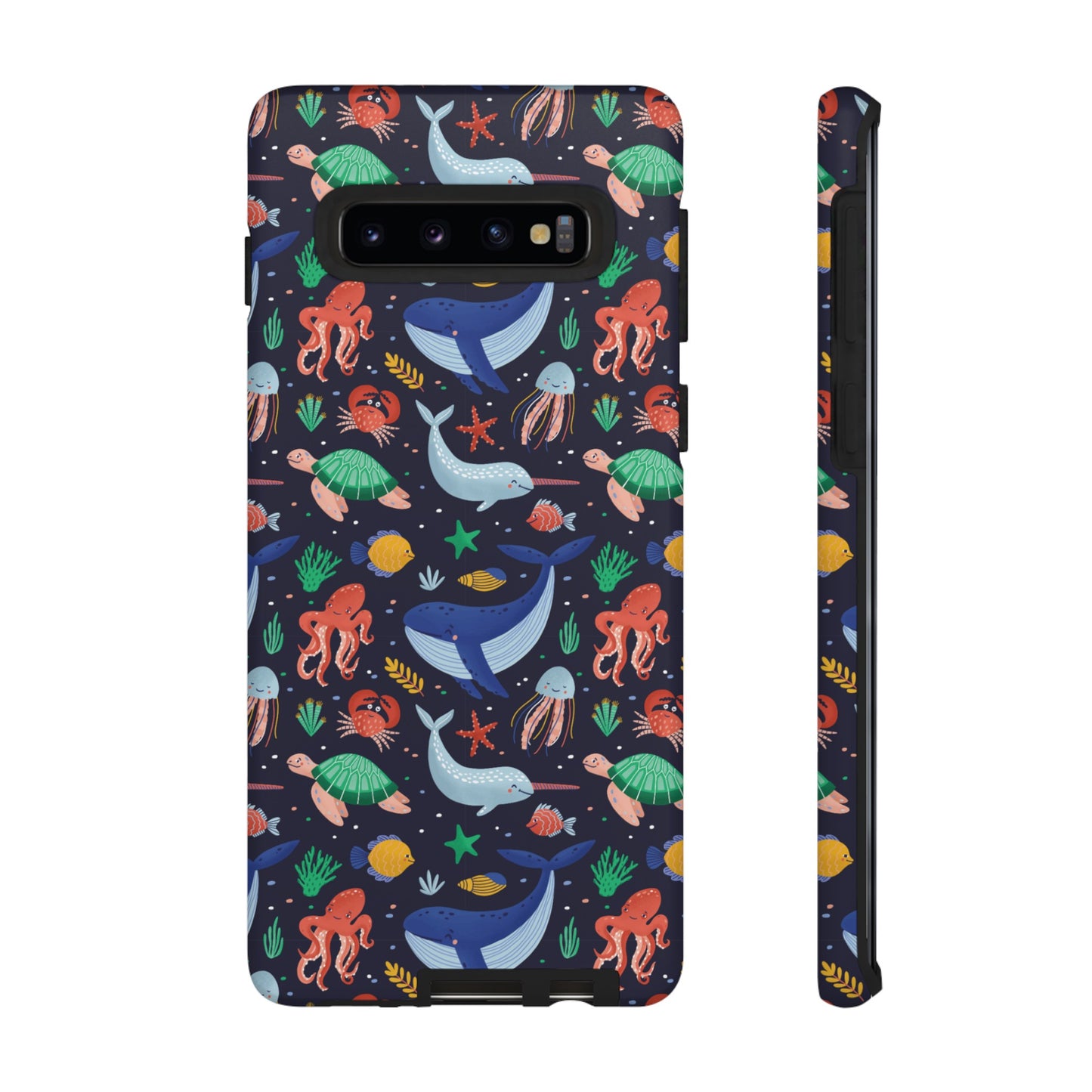 Sea Creatures Wallpaper Phone Case | iPhone 15 Plus/ Pro, 14, 13, 12| Google Pixel 7, Pro, 5| Samsung Galaxy S23 All Major Phone Models