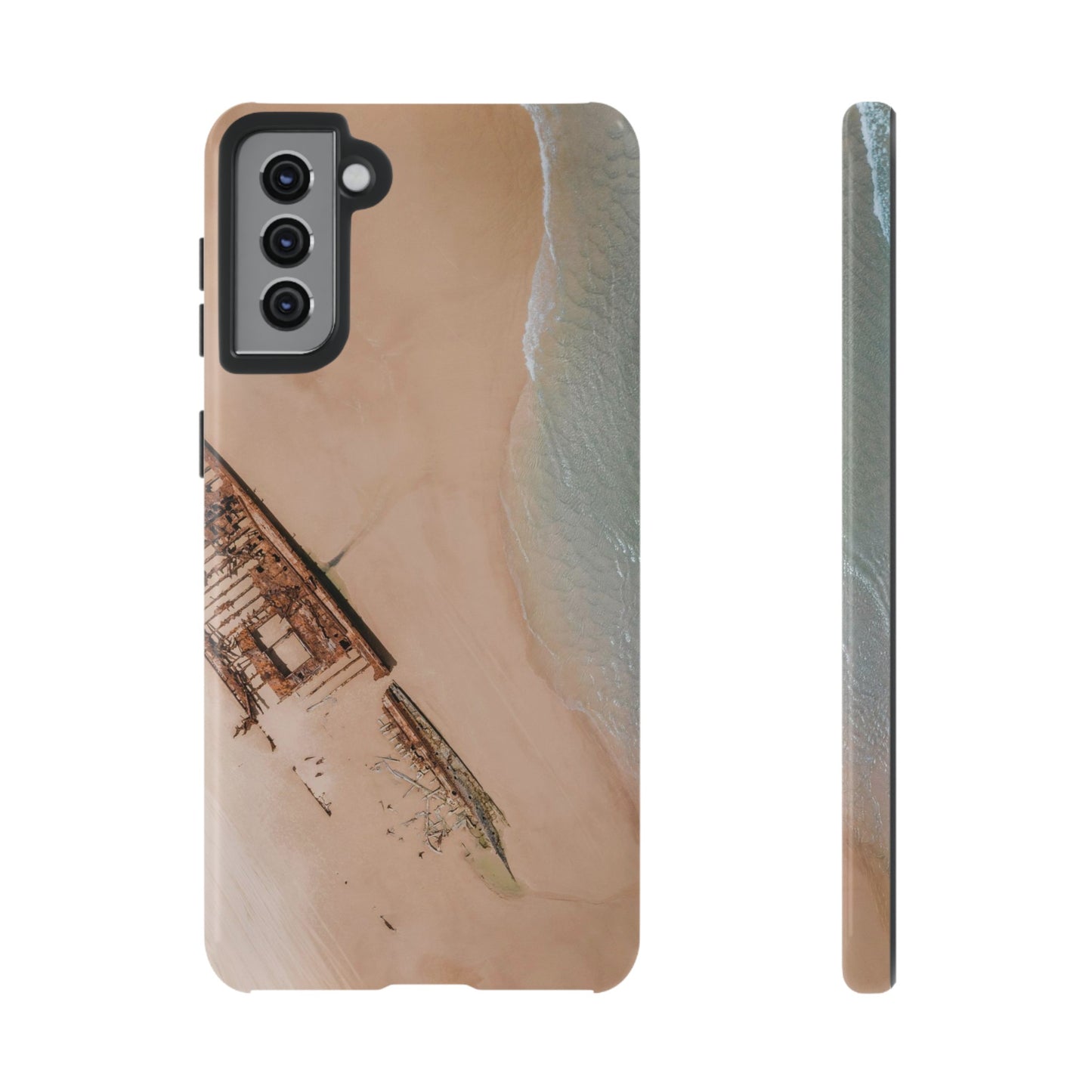 Fraser Island Shipwreck Wallpaper Phone Case | iPhone 15 Plus/ Pro, 14, 13, 12| Google Pixel 7, Pro, 5| Samsung Galaxy S23 All Major Phone Models