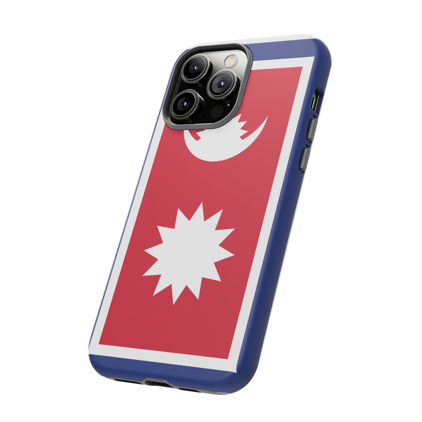 Nepal Flag Phone Case | iPhone 15 Plus/ Pro, 14, 13, 12| Google Pixel 7, Pro, 5| Samsung Galaxy S23 All Major Phone Models