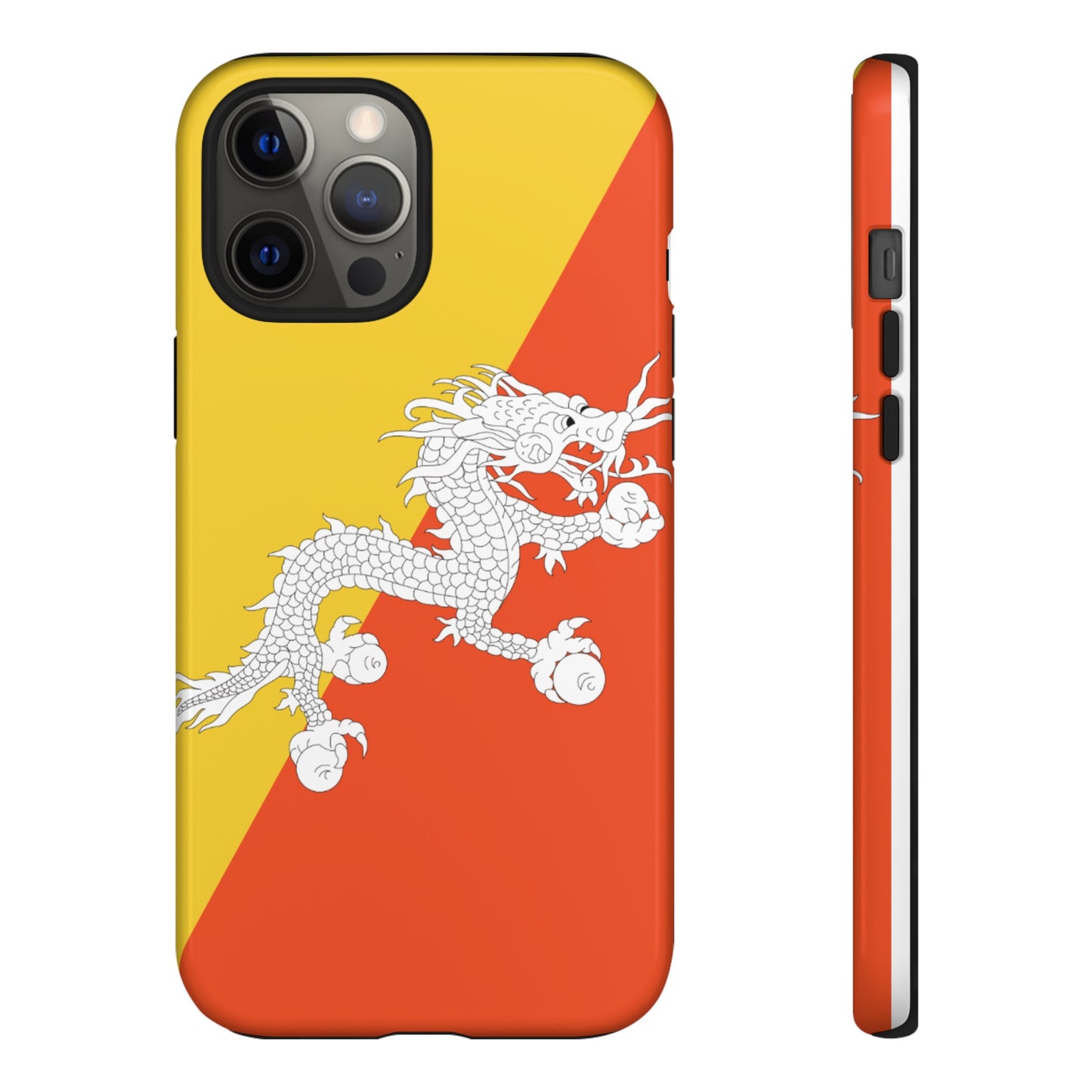 Bhutan Flag Phone Case | iPhone 15 Plus/ Pro, 14, 13, 12| Google Pixel 7, Pro, 5| Samsung Galaxy S23 All Major Phone Models