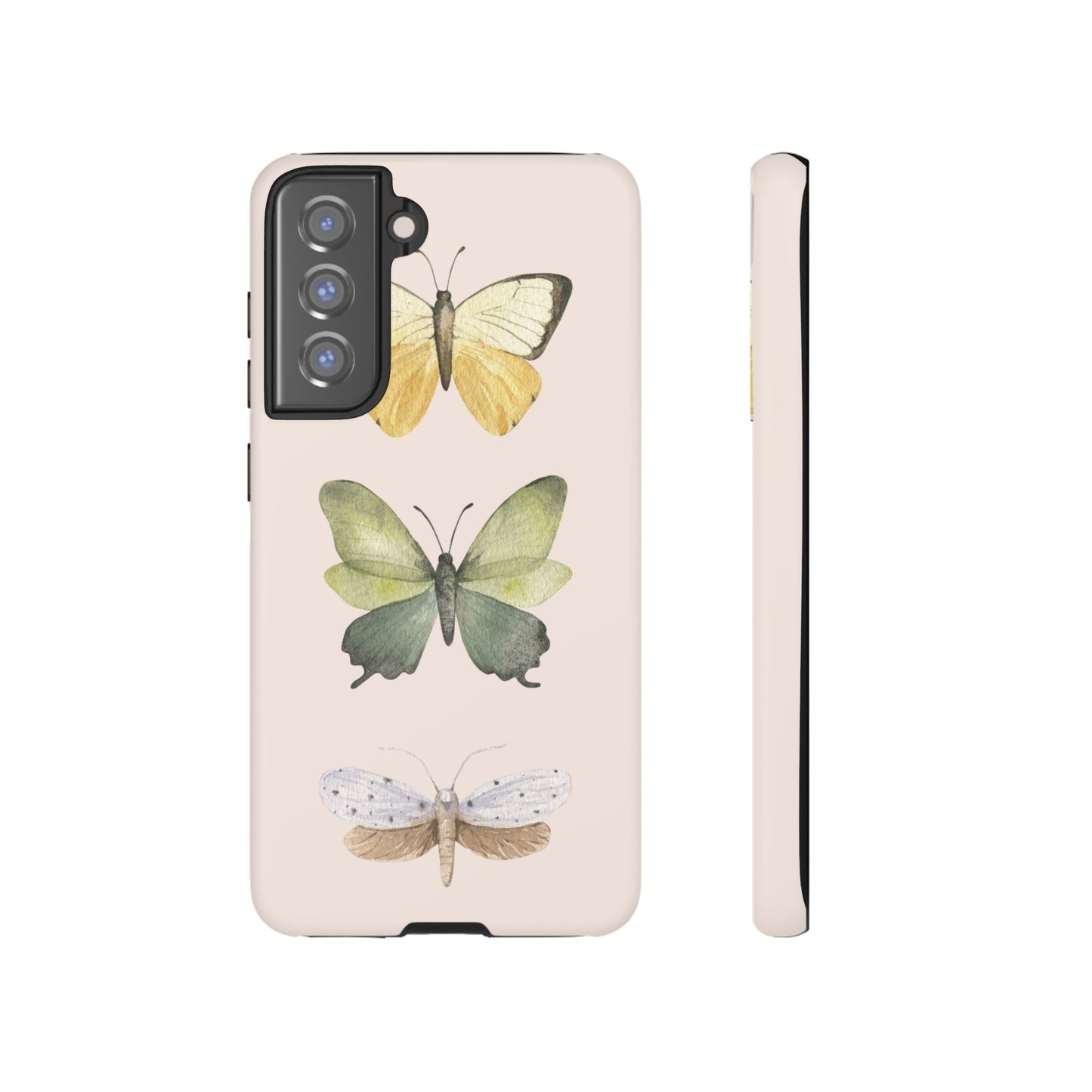 Three Butterflies Wallpaper Phone Case | iPhone 15 Plus/ Pro, 14, 13, 12| Google Pixel 7, Pro, 5| Samsung Galaxy S23 All Major Phone Models