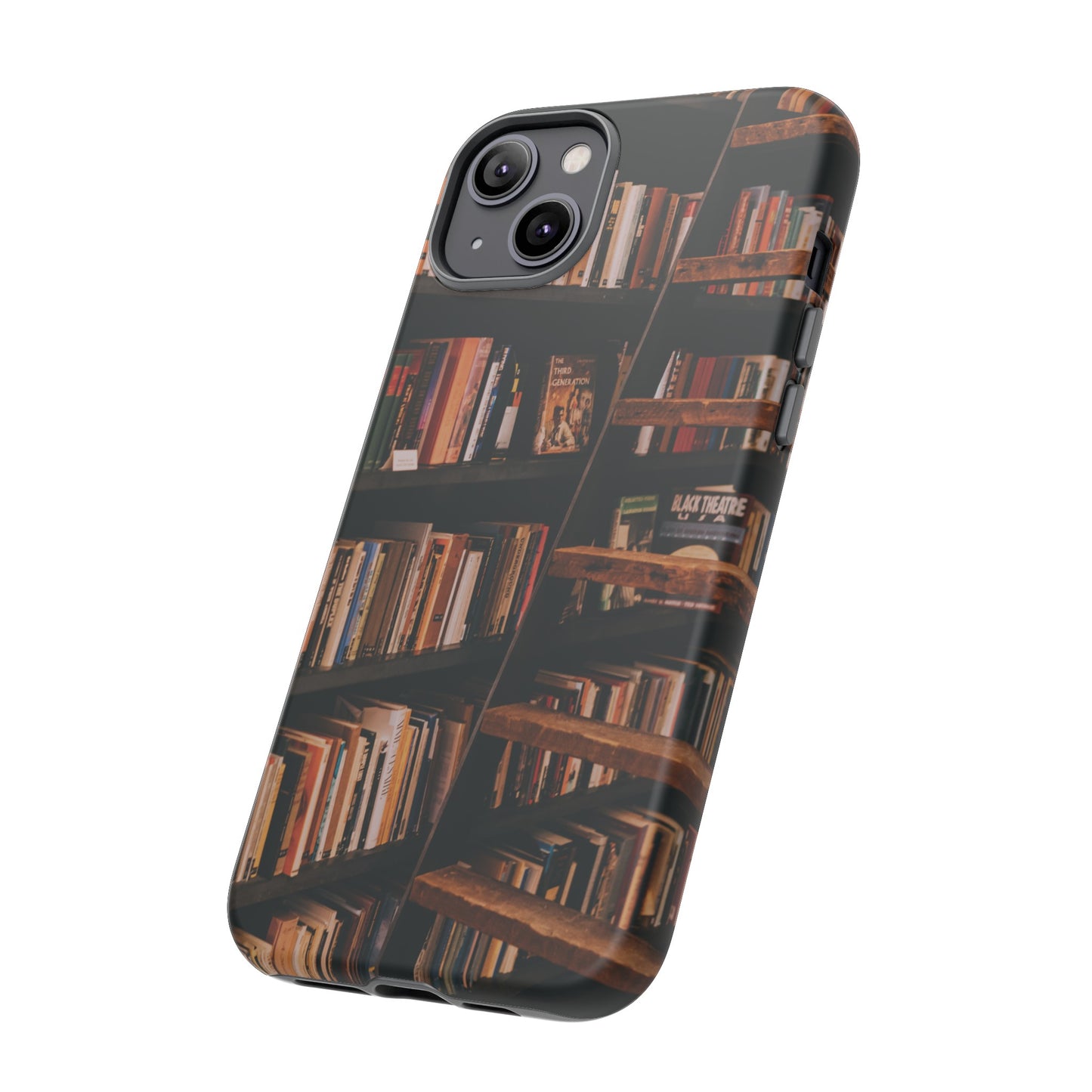 Bookcase Wallpaper Phone Case | iPhone 15 Plus/ Pro, 14, 13, 12| Google Pixel 7, Pro, 5| Samsung Galaxy S23 All Major Phone Models