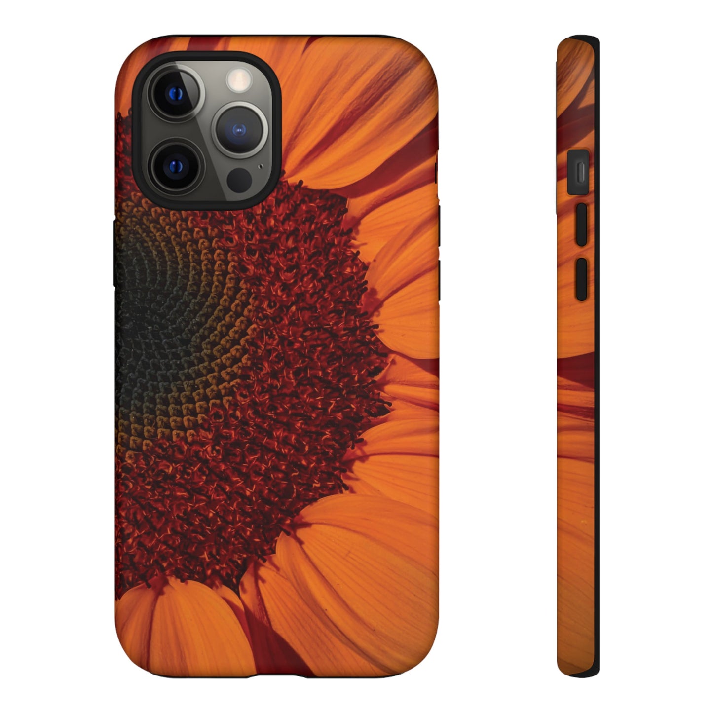 Orange Sunflower Wallpaper Phone Case | iPhone 15 Plus/ Pro, 14, 13, 12| Google Pixel 7, Pro, 5| Samsung Galaxy S23 All Major Phone Models