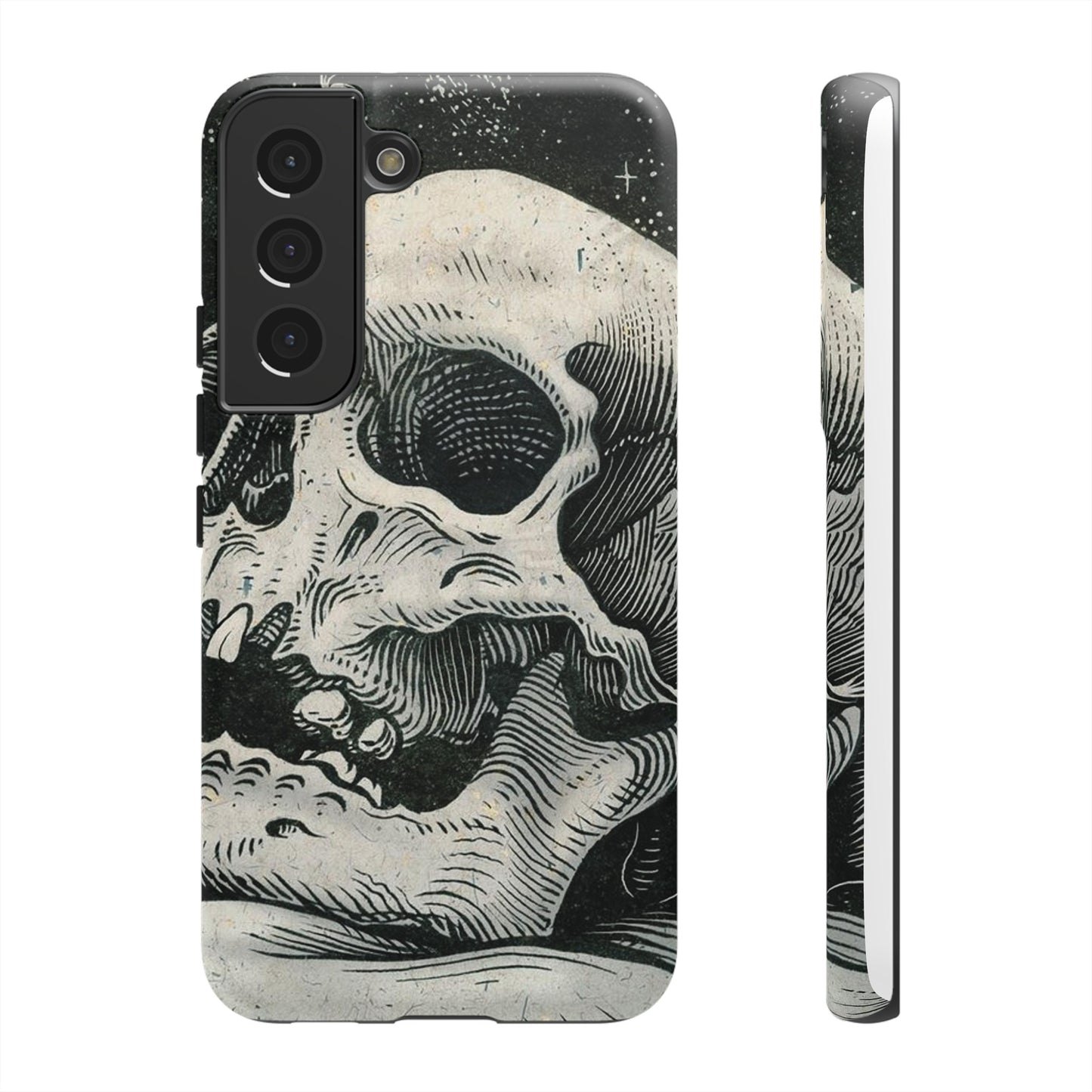 Skull Wallpaper Phone Case | iPhone 15 Plus/ Pro, 14, 13, 12| Google Pixel 7, Pro, 5| Samsung Galaxy S23 All Major Phone Models