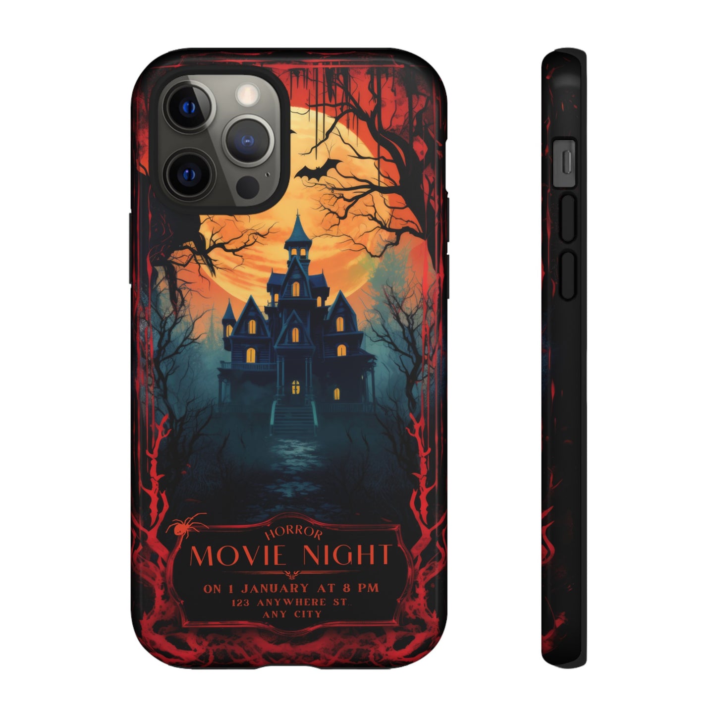 Horror Movie Night Phone Case | iPhone 15 Plus/ Pro, 14, 13, 12| Google Pixel 7, Pro, 5| Samsung Galaxy S23 All Major Phone Models