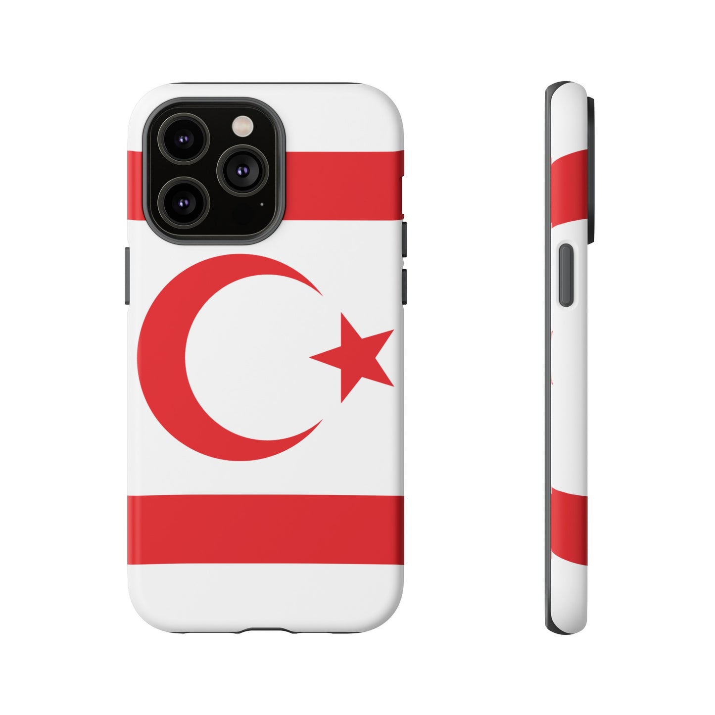 Northern Cyprus Flag Phone Case | iPhone 15 Plus/ Pro, 14, 13, 12| Google Pixel 7, Pro, 5| Samsung Galaxy S23 All Major Phone Models