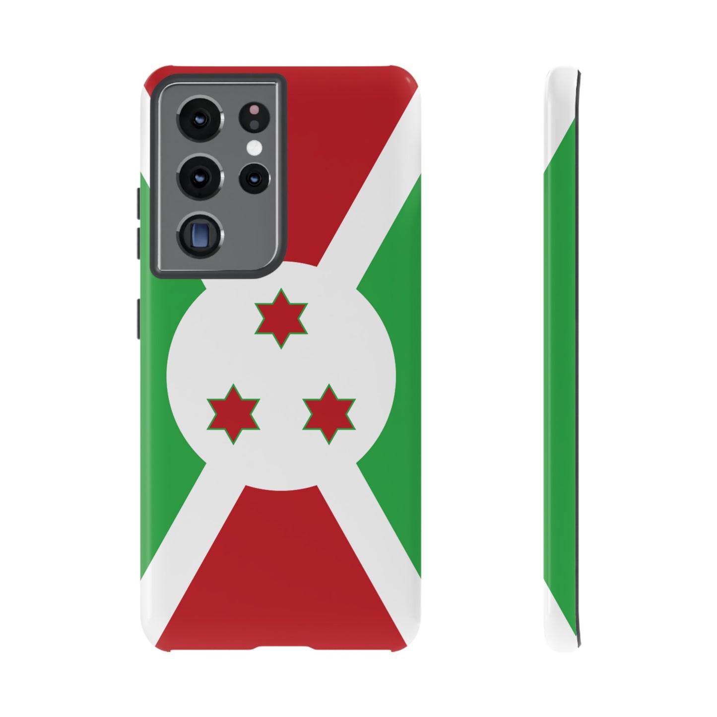 Burundi Flag Phone Case | iPhone 15 Plus/ Pro, 14, 13, 12| Google Pixel 7, Pro, 5| Samsung Galaxy S23 All Major Phone Models