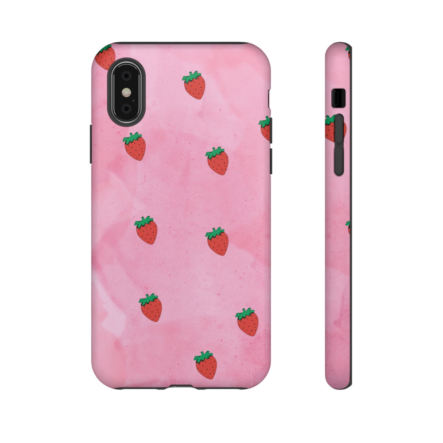 Strawberry Wallpaper Phone Case | iPhone 15 Plus/ Pro, 14, 13, 12| Google Pixel 7, Pro, 5| Samsung Galaxy S23 All Major Phone Models