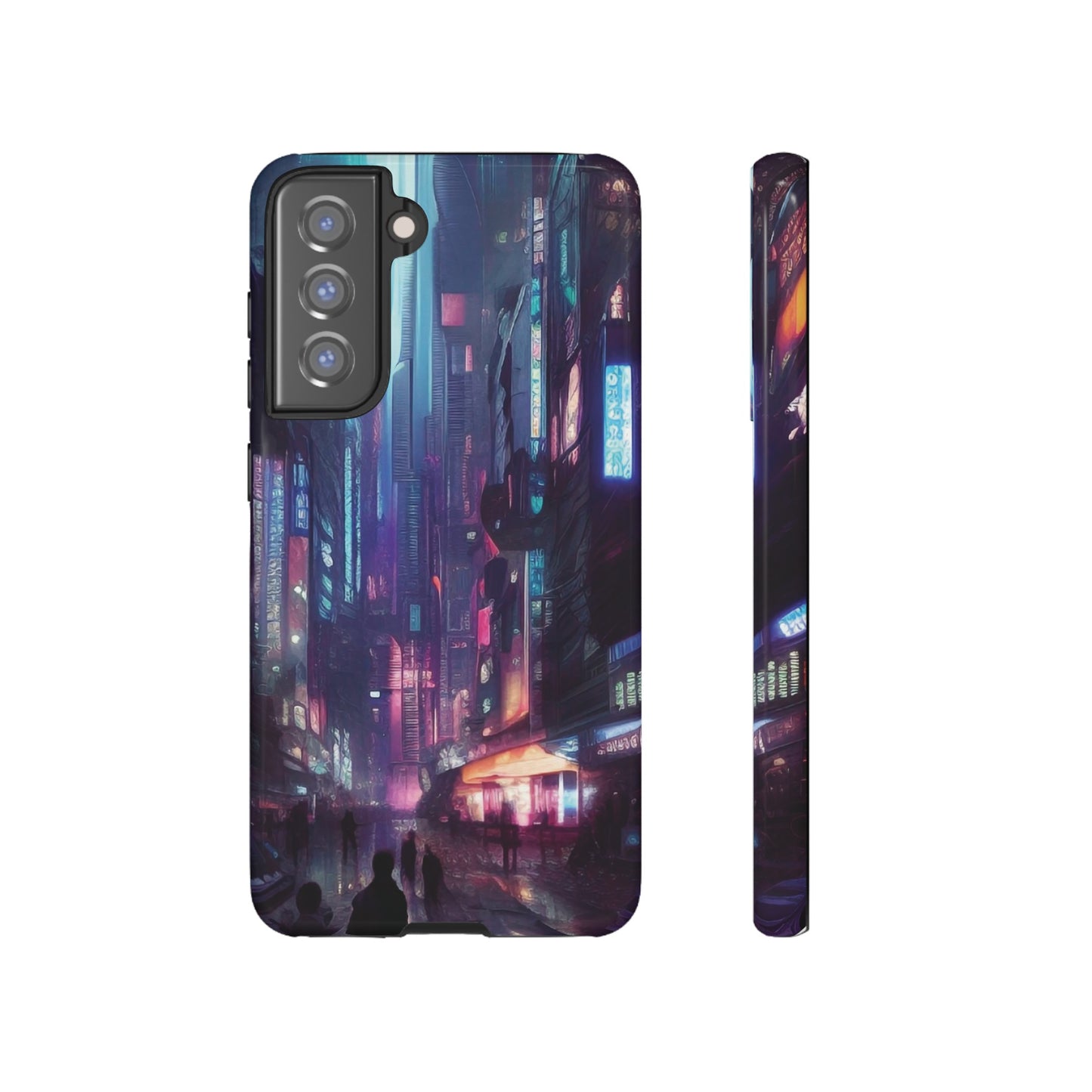 Futuristic Sci-Fi City Wallpaper Phone Case | iPhone 15 Plus/ Pro, 14, 13, 12| Google Pixel 7, Pro, 5| Samsung Galaxy S23 All Major Phone Models