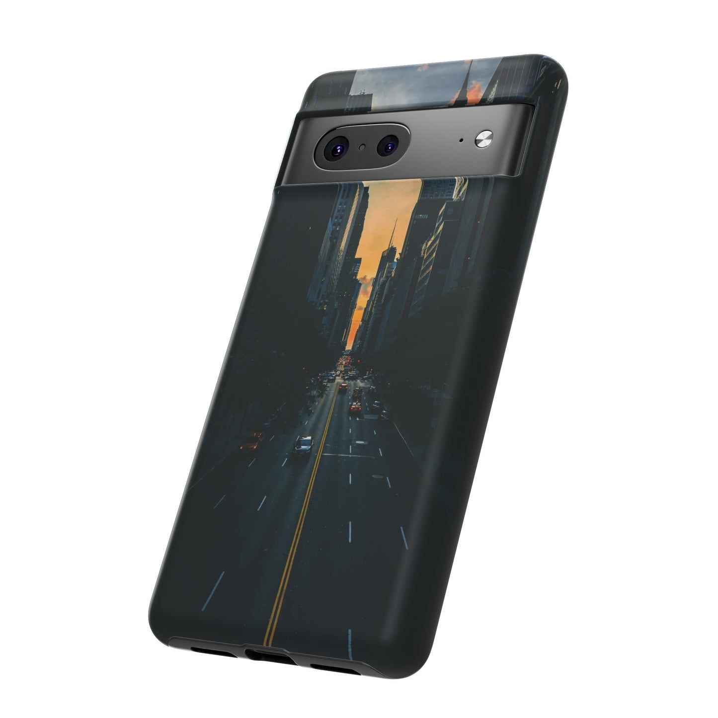 City Sunset Wallpaper Phone Case | iPhone 15 Plus/ Pro, 14, 13, 12| Google Pixel 7, Pro, 5| Samsung Galaxy S23 All Major Phone Models