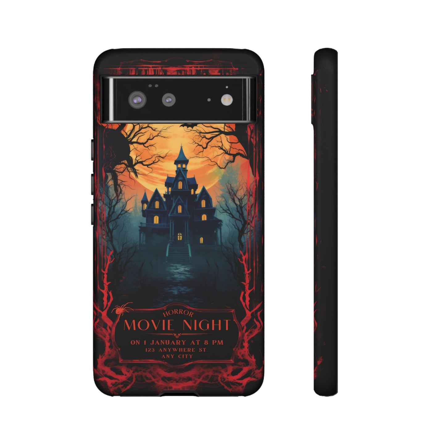 Horror Movie Night Phone Case | iPhone 15 Plus/ Pro, 14, 13, 12| Google Pixel 7, Pro, 5| Samsung Galaxy S23 All Major Phone Models