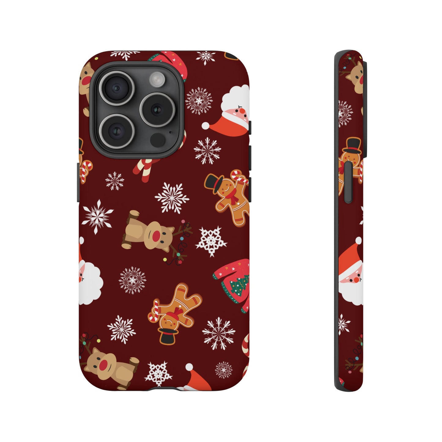 Festive Christmas Wallpaper Phone Case | iPhone 15 Plus/ Pro, 14, 13, 12| Google Pixel 7, Pro, 5| Samsung Galaxy S23 All Major Phone Models