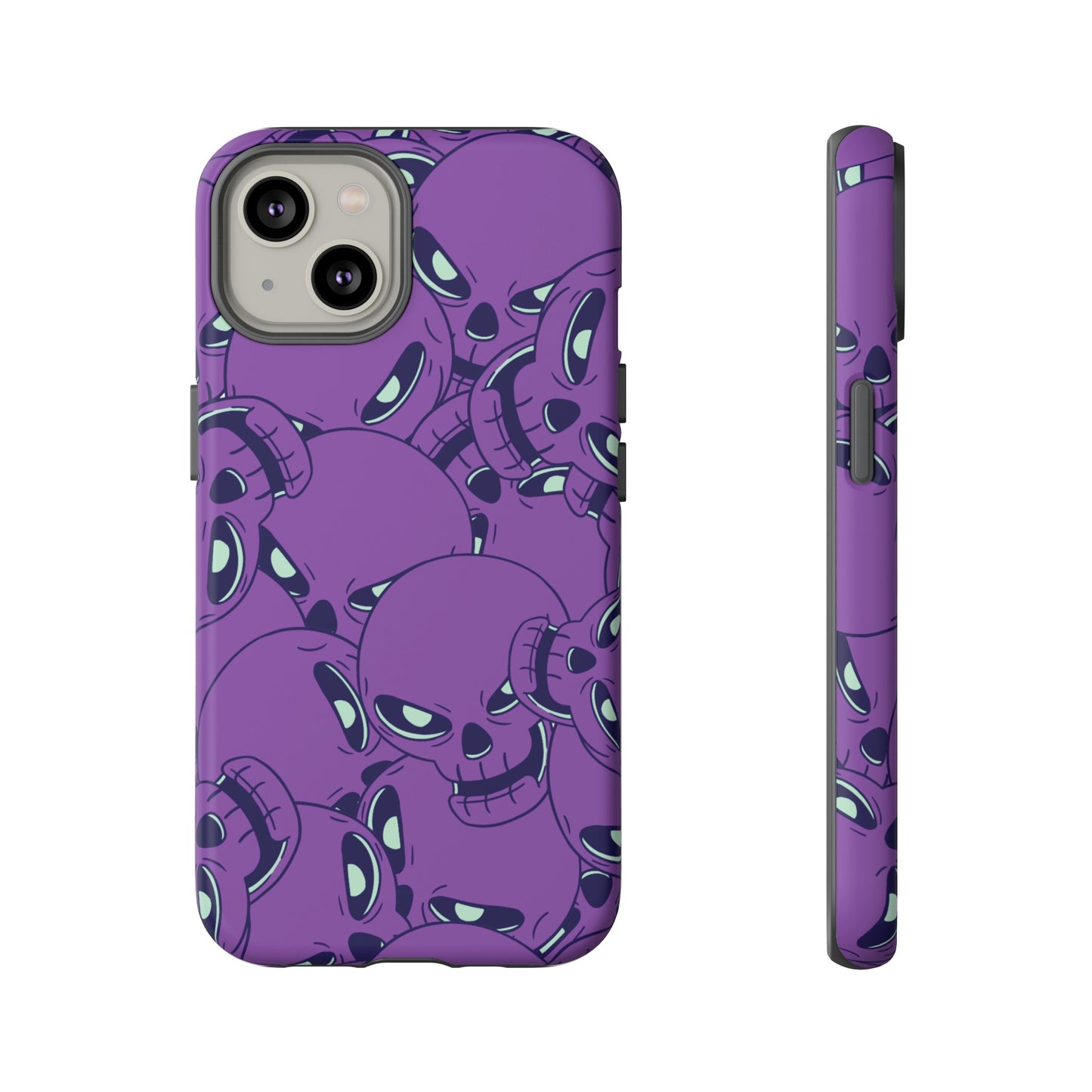 Glowing Skulls Wallpaper Phone Case | iPhone 15 Plus/ Pro, 14, 13, 12| Google Pixel 7, Pro, 5| Samsung Galaxy S23 All Major Phone Models