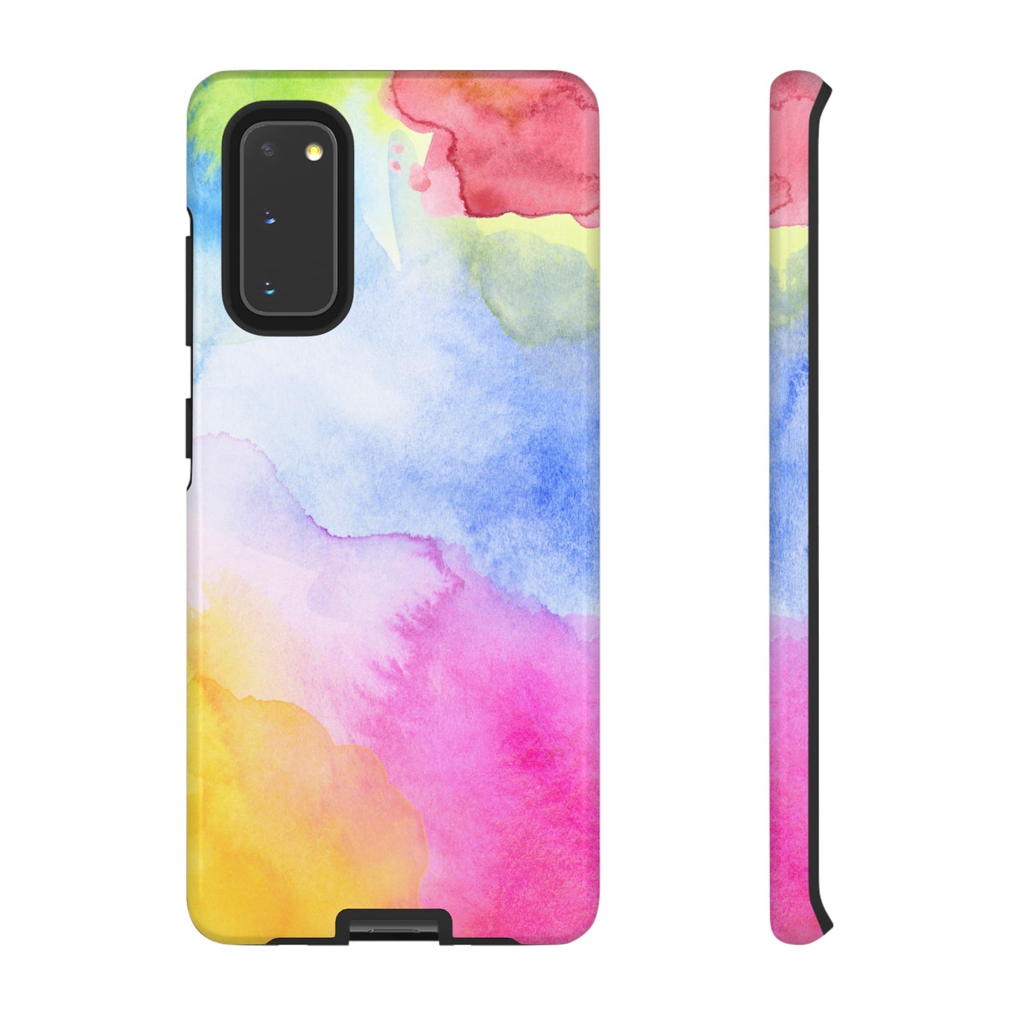 Watercolour Rainbow Phone Case | iPhone 15 Plus/ Pro, 14, 13, 12| Google Pixel 7, Pro, 5| Samsung Galaxy S23 All Major Phone Models