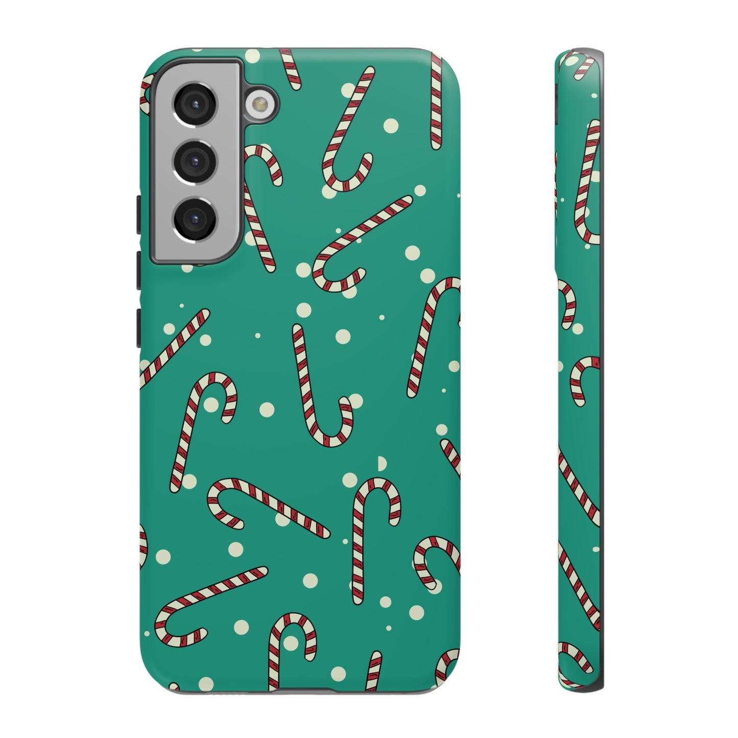 Candycane Wallpaper Phone Case | iPhone 15 Plus/ Pro, 14, 13, 12| Google Pixel 7, Pro, 5| Samsung Galaxy S23 All Major Phone Models