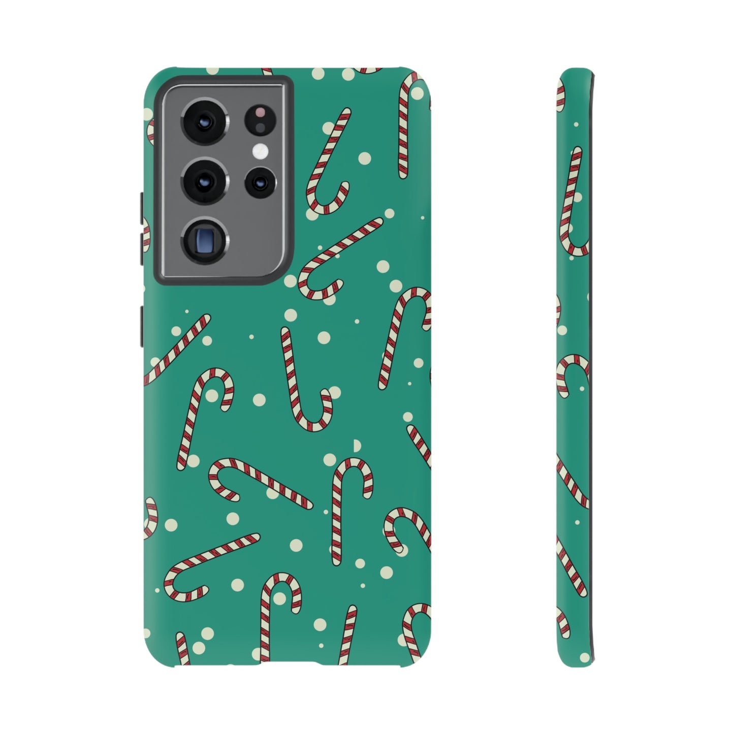 Candycane Wallpaper Phone Case | iPhone 15 Plus/ Pro, 14, 13, 12| Google Pixel 7, Pro, 5| Samsung Galaxy S23 All Major Phone Models