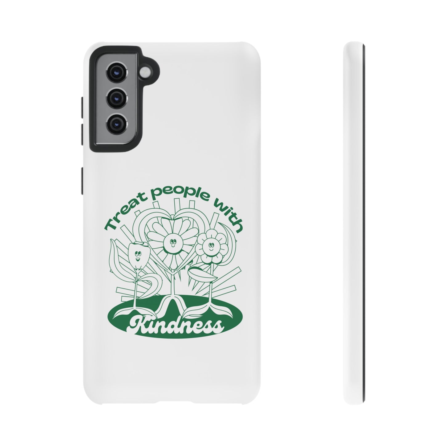 Treat People With Kindness Phone Case | iPhone 15 Plus/ Pro, 14, 13, 12| Google Pixel 7, Pro, 5| Samsung Galaxy S23 All Major Phone Models