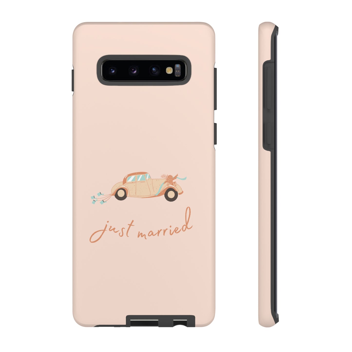 Just Married Phone Case | iPhone 15 Plus/ Pro, 14, 13, 12| Google Pixel 7, Pro, 5| Samsung Galaxy S23 All Major Phone Models